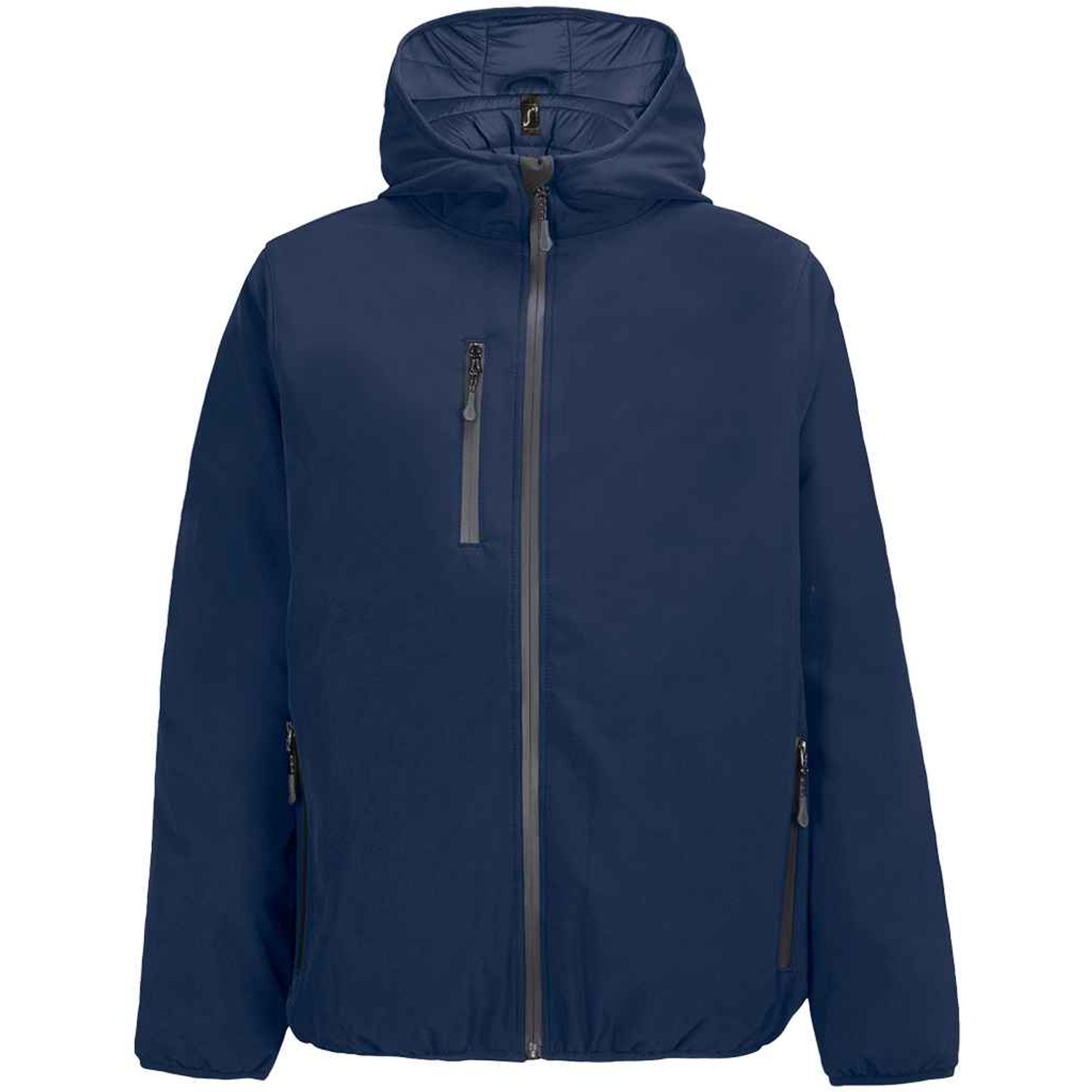 SOL'S Falcon Padded Soft Shell Jacket Abyss Blue Size 2XL