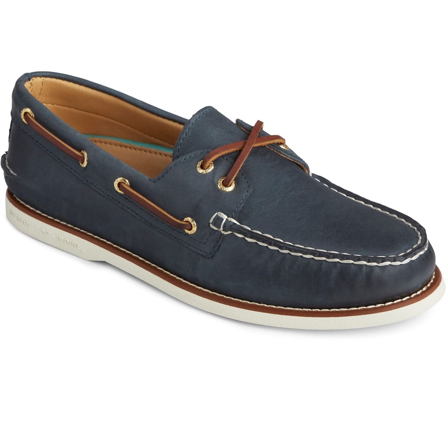 Sperry Authentic Gold Cup Boat Shoe Navy Size 11 Male