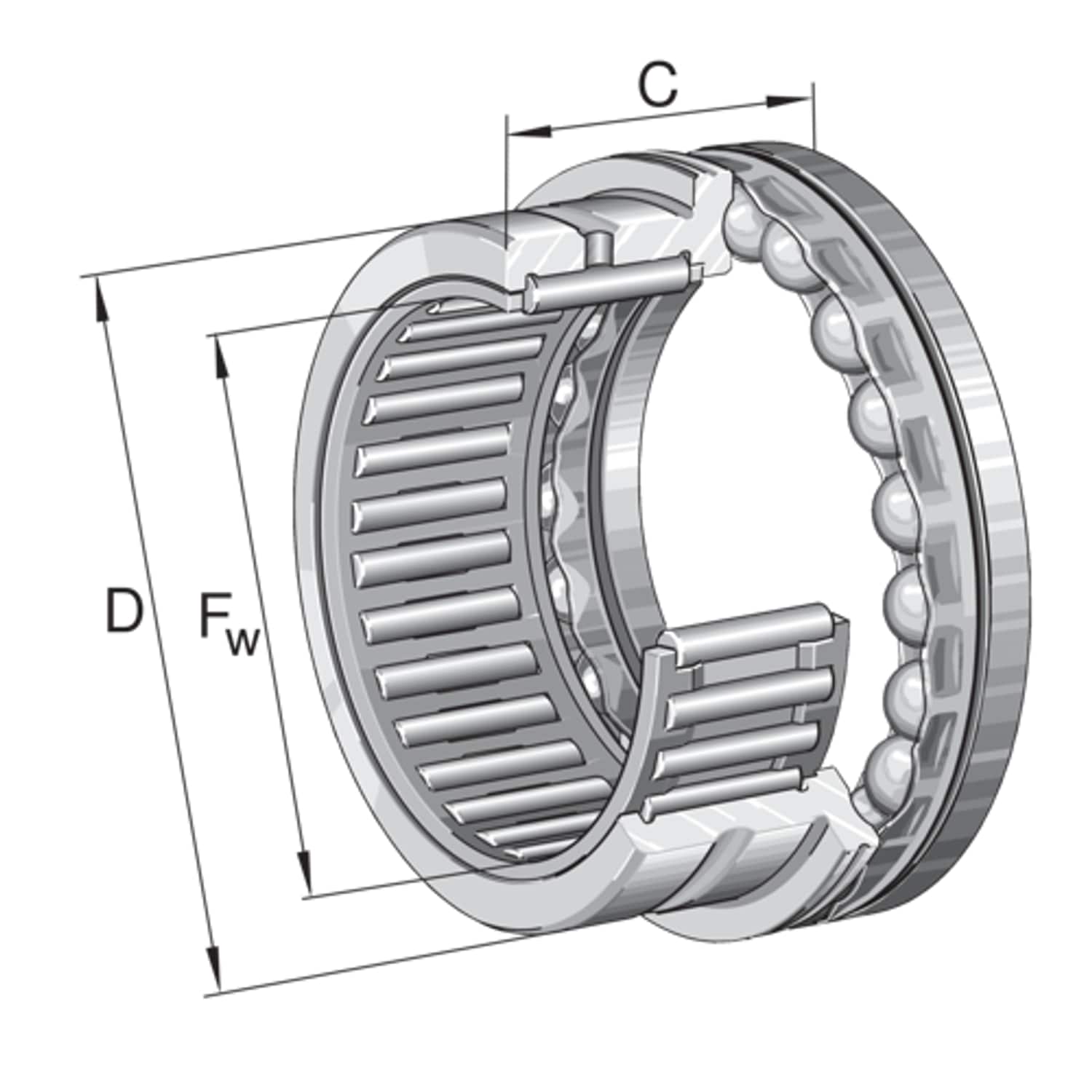 FAG Combined Needle Bearing NKX-50