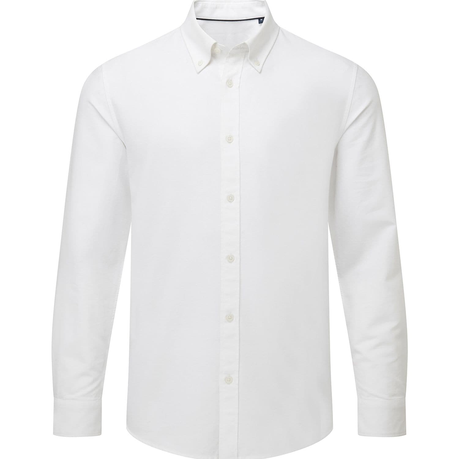 Asquith & Fox Men S Cotton Long Sleeve Oxford Shirt Male White 2XL