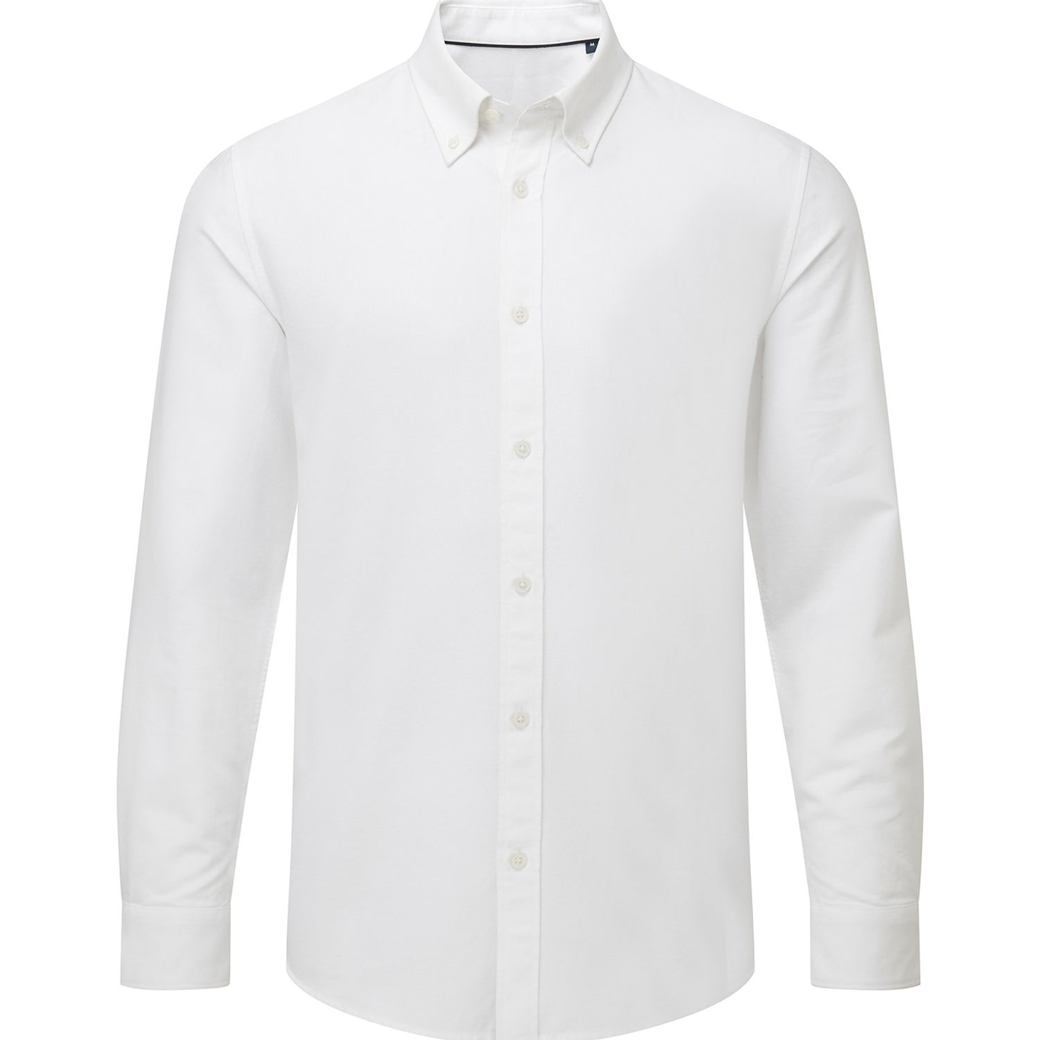 Asquith & Fox Men S Cotton Long Sleeve Oxford Shirt Male White3XL