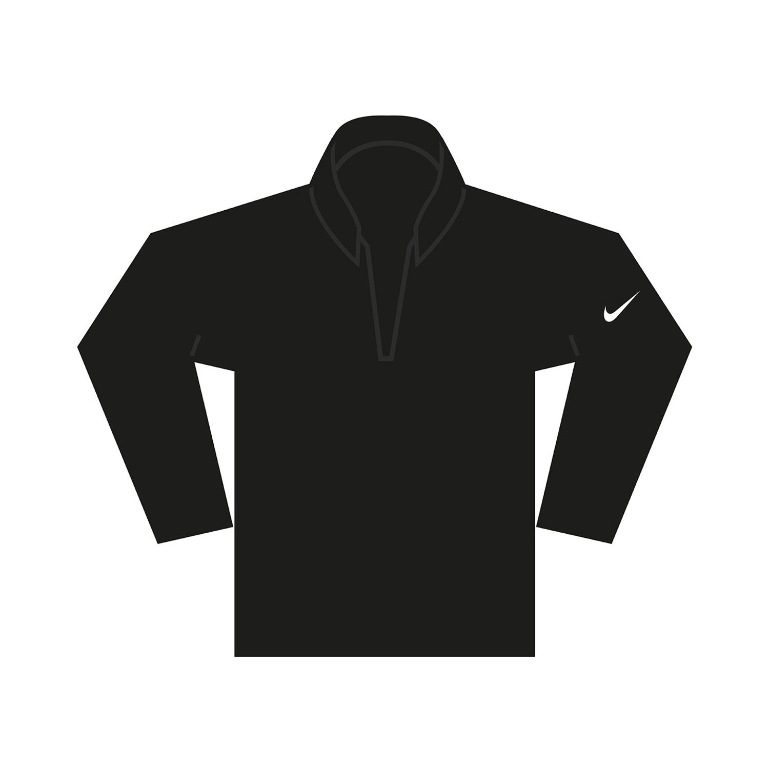 Nike Dri-FIT Victory Therma Flex Half-zip Top Male Black/Black/White XL