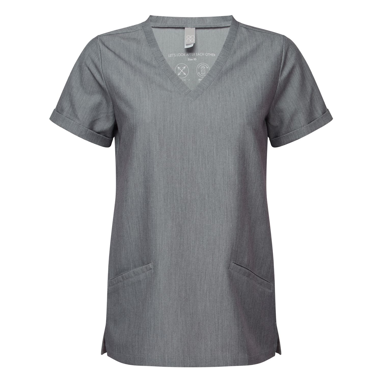 Onna by Premier Women S 'Invincible' Onna-stretch Tunic Female Dynamo Grey5XL
