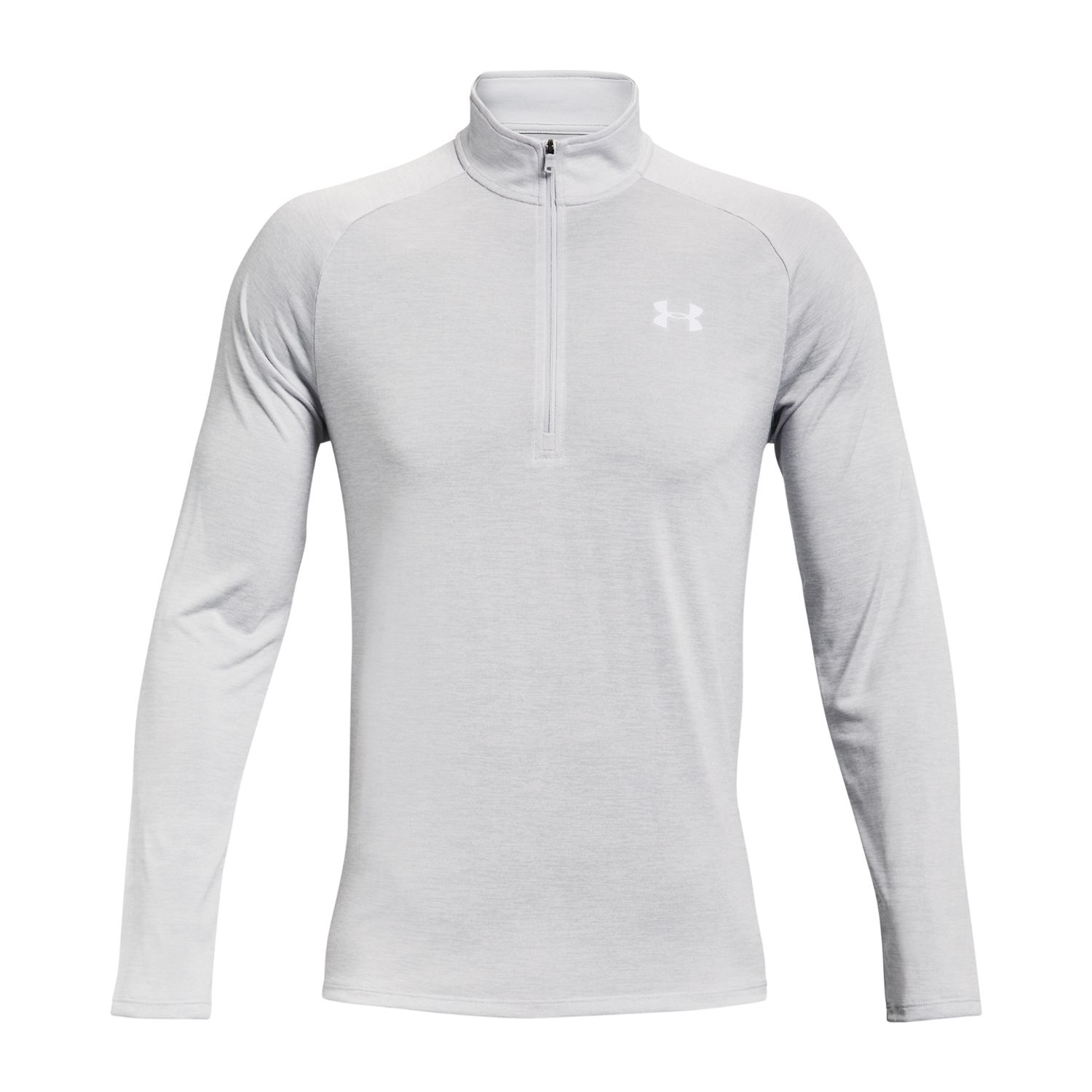 Under Armour Tech 2.0 1/2 Zip Long Sleeve Male Halo GreyL