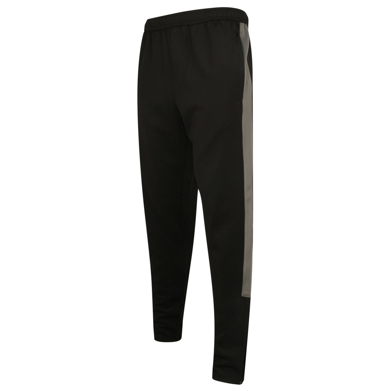 Finden + Hales Knitted Tracksuit Pants Male Black/Gunmetal Grey*4XL