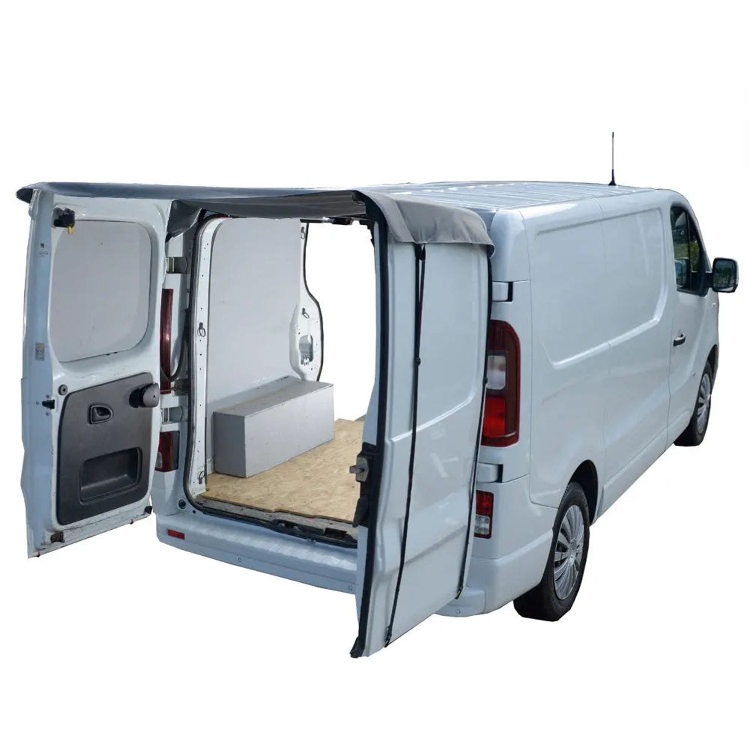 UK Custom Covers Renault Trafic (2001 Onwards) Barn Door Cover - Grey 507