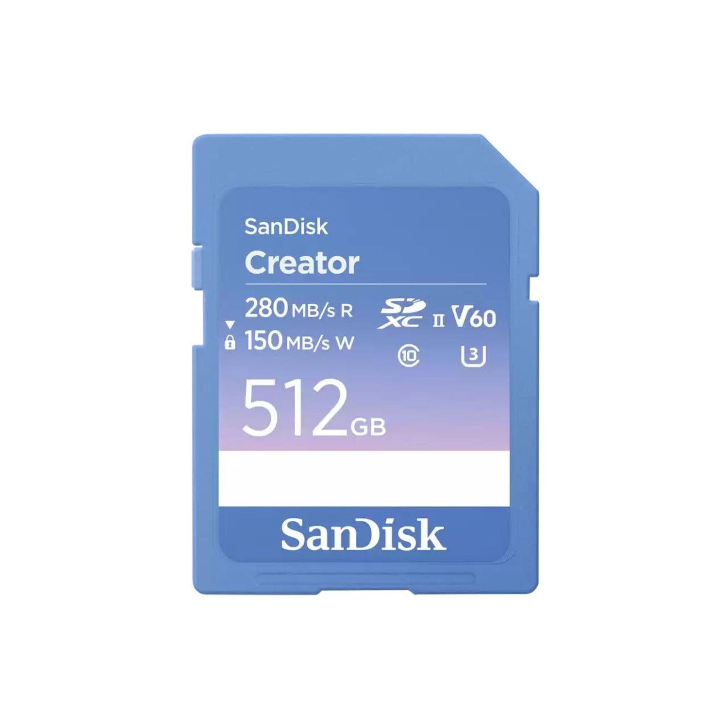 Sandisk Creator 512GB Uhs-i Class 10 MicroSDXC Memory Card