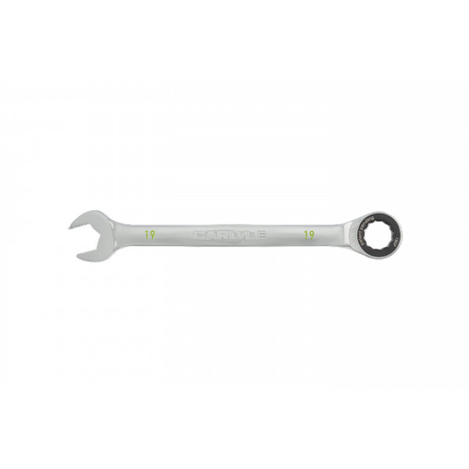 CARLYLE HAND TOOLS 12 PT 19mm 180P Ratcheting Combination Wrench