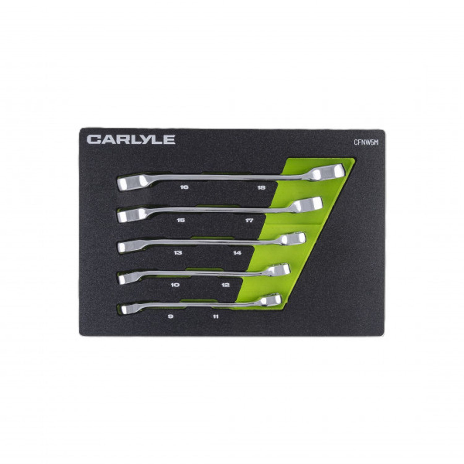 CARLYLE HAND TOOLS Metric Flare Nut Wrench Set - 5 Piece