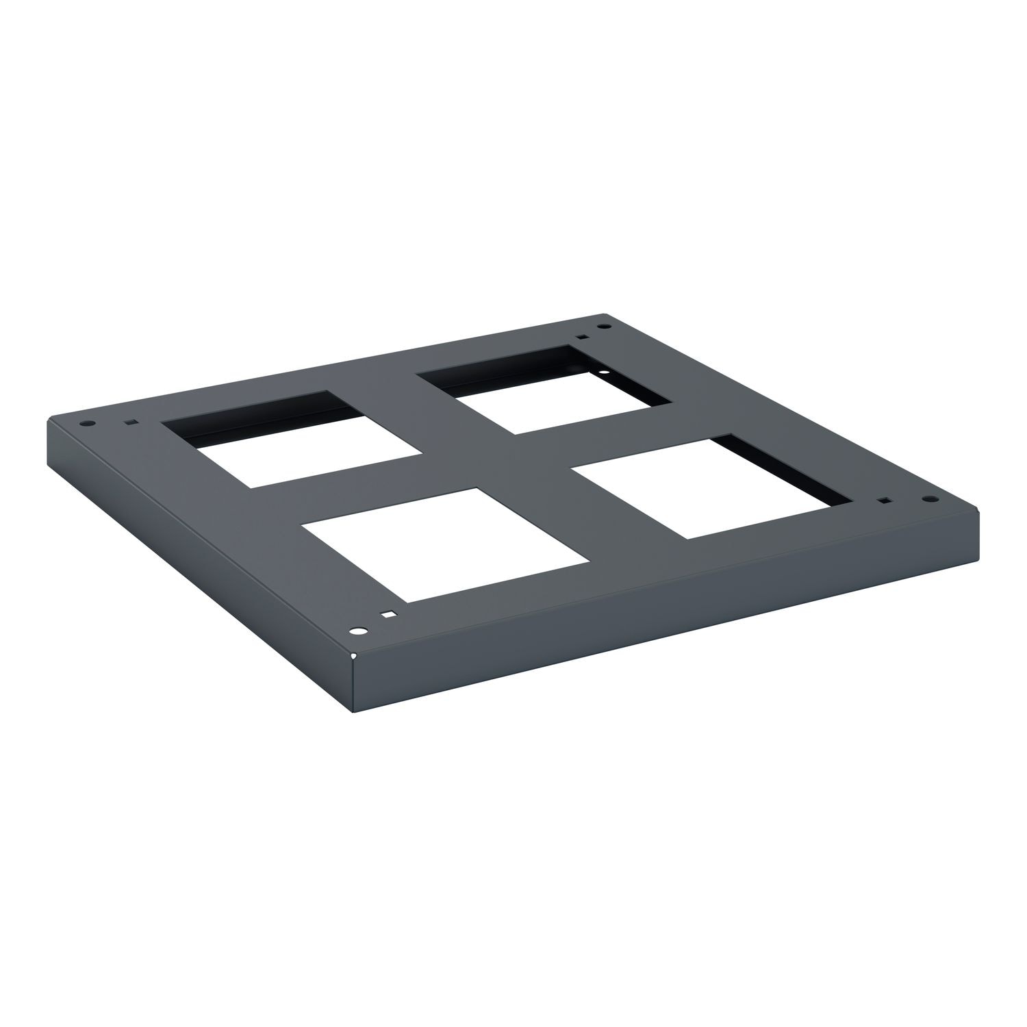 Bott Cubio Base Plinth WxDxH 650x650x50mm Anthracite Grey