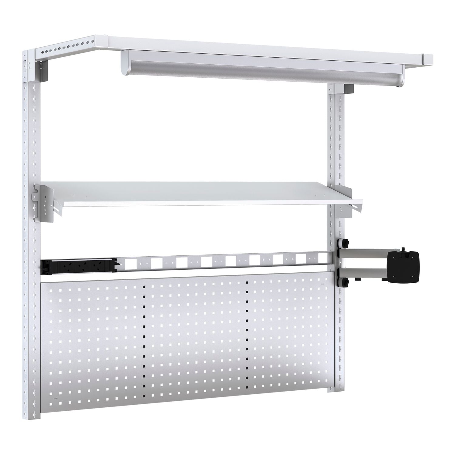 Bott Verso Bench Rear Frame Kit Storage 15-02 WxDxH 1466x710x1720mm Light Grey