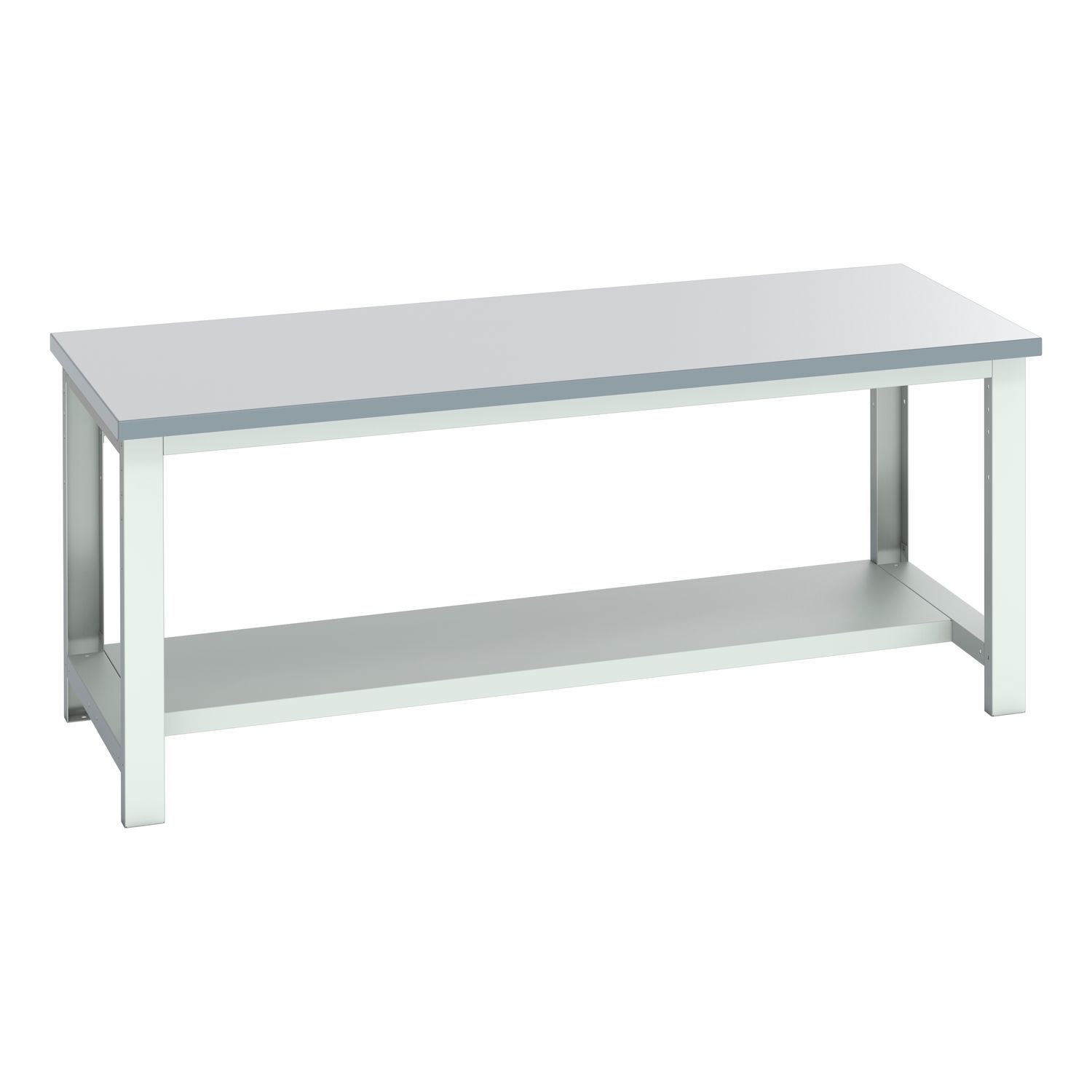Bott Cubio Framework Bench (esd Laminate) with Half Depth Shelf WxDxH 2000x900x8