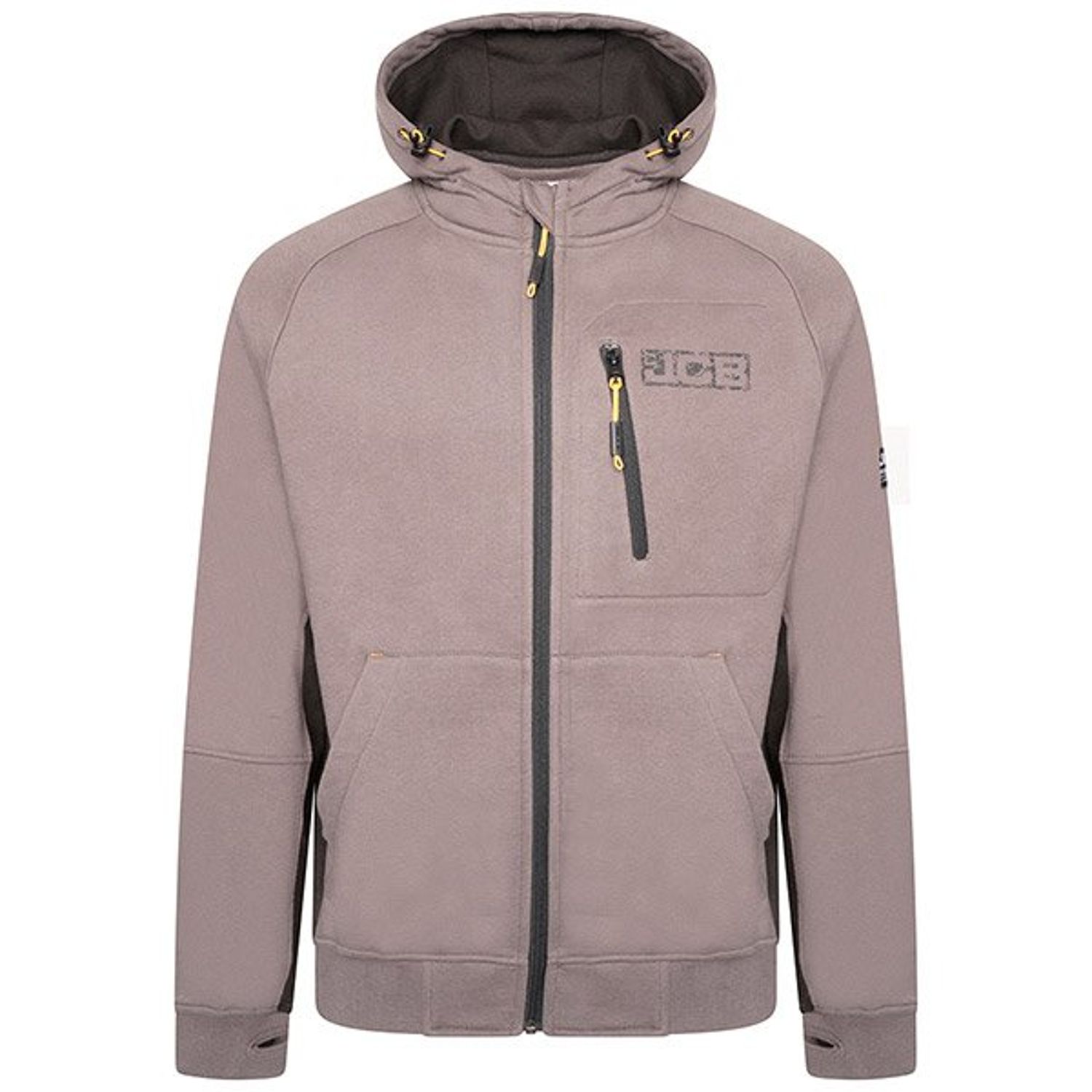 Beeswift JCB Trade Zip Thru Hoodie Grey 2XL - DK9S-XXL