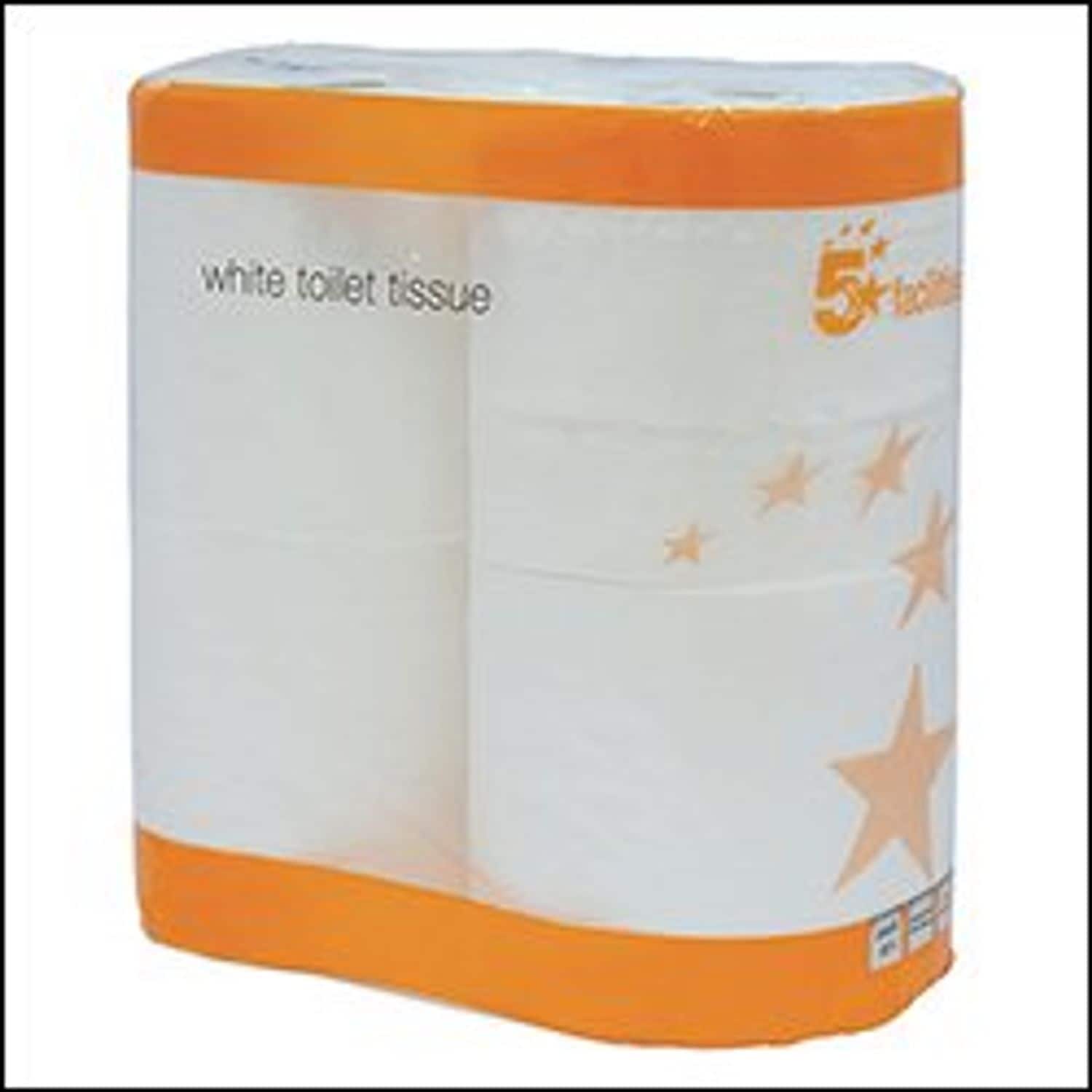 5 Star 5 Star Toilet Tissue White 320 Sheet 4x9 (Pack of 36)