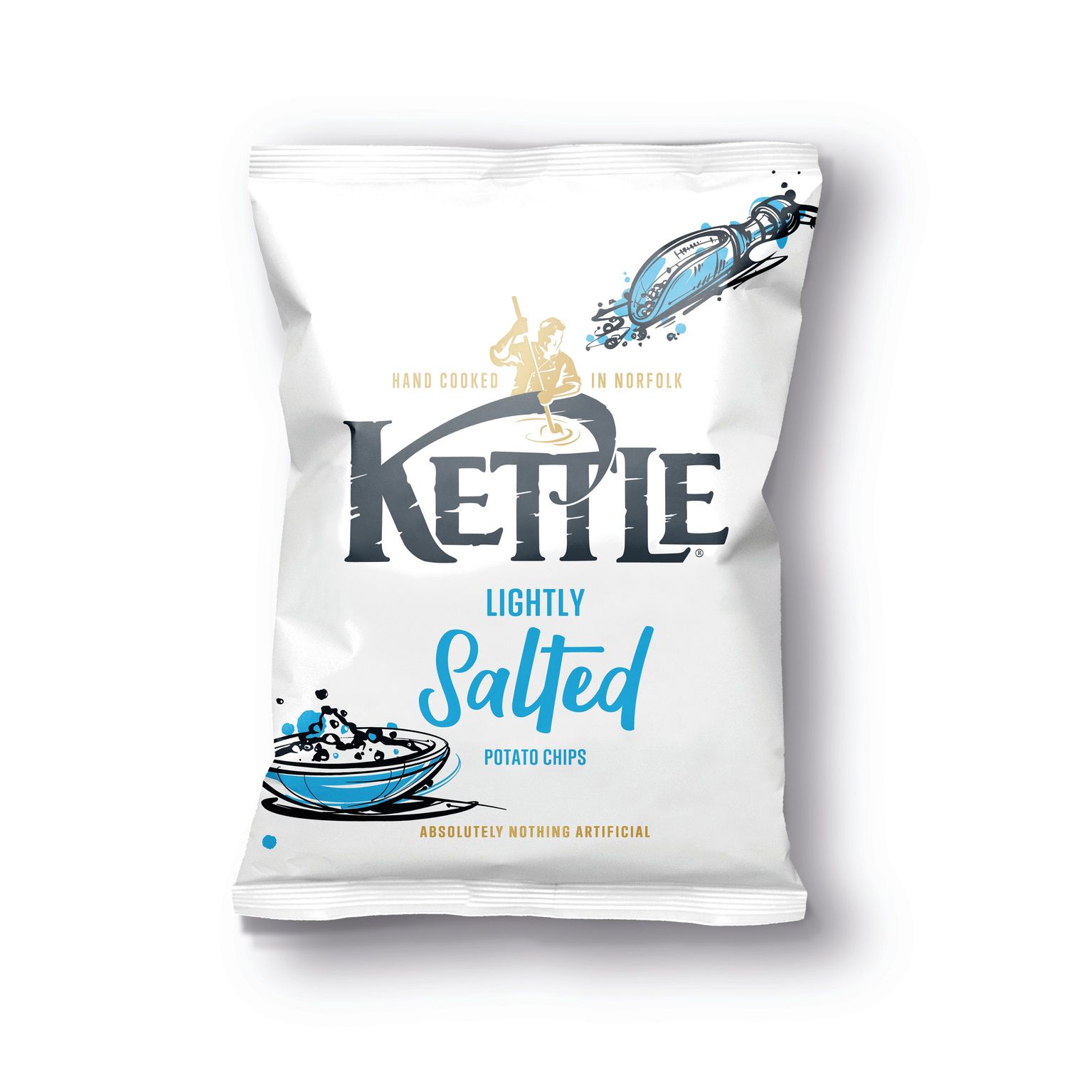 Kettle Lightly Salted Crisps 40g (Pack of 54) - FG001861