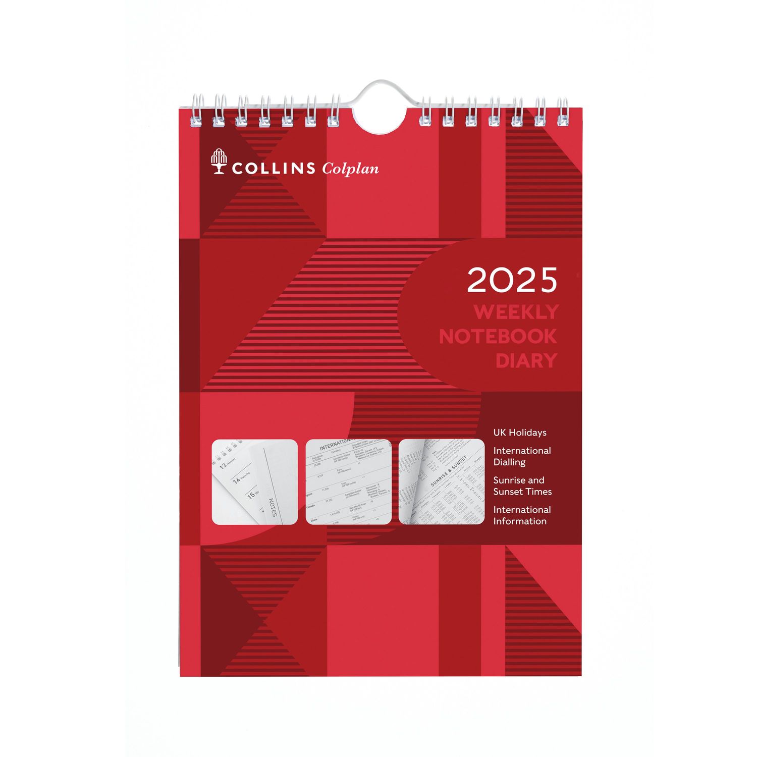 Collins Week to View Notebook Diary 2025 - 6025