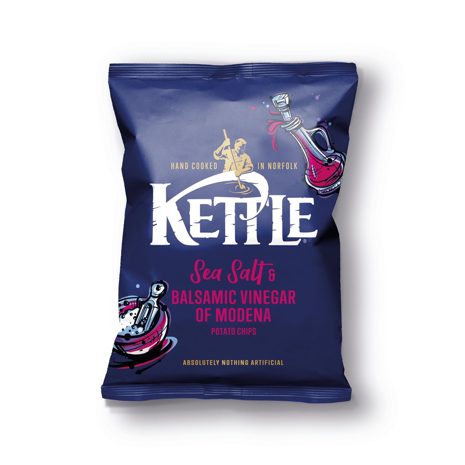 Kettle Sea Salt and Balsamic Vinegar Crisps (Pack of 54) - FG001860