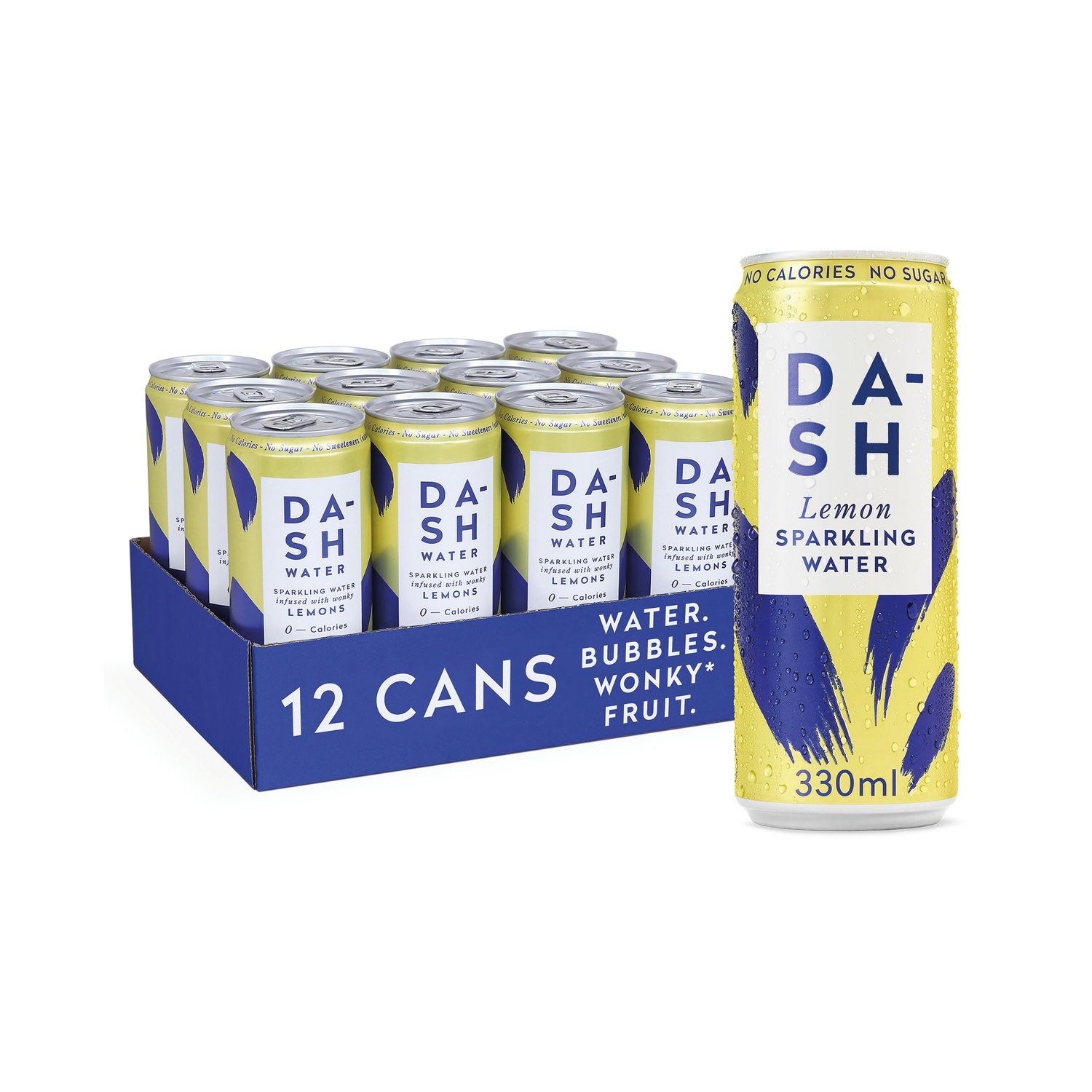 Da-sh Lemon Sparkling Water 330ml (Pack of 12) - DBL003