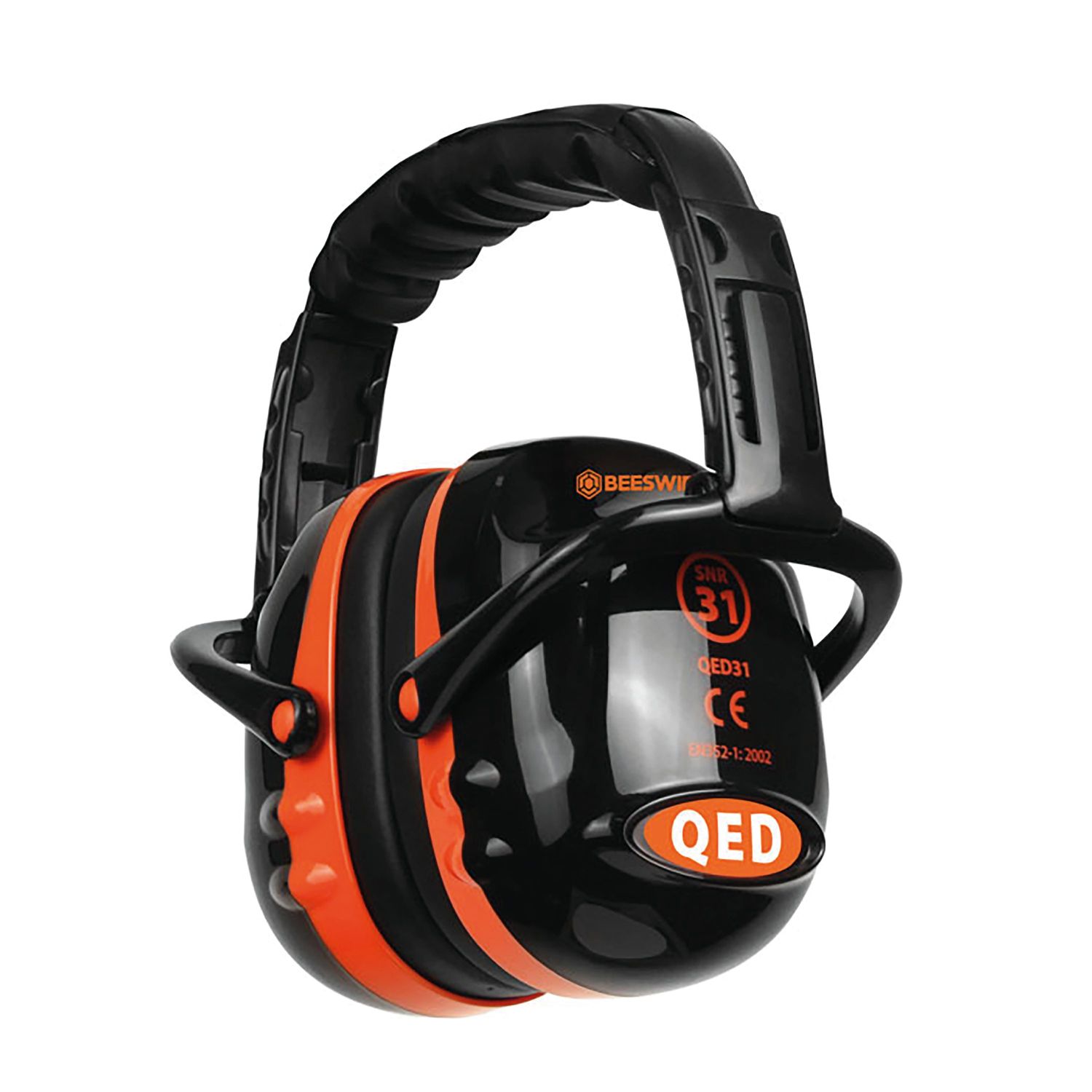 Beeswift QED31 Ear Defenders SNR 31 Black/Orange - QED31