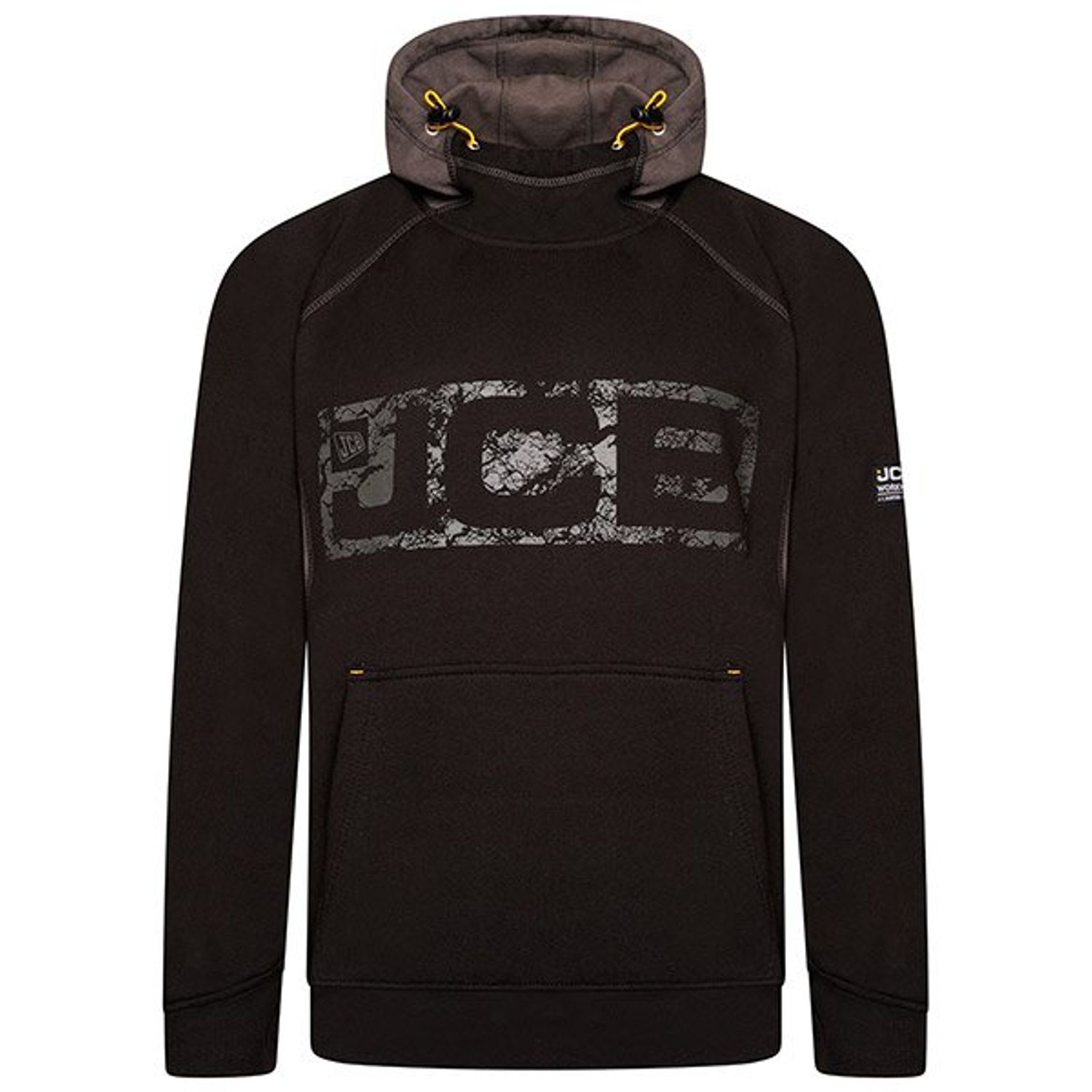 Beeswift JCB Horton Hoodie Black/Grey L - D-WJ-L