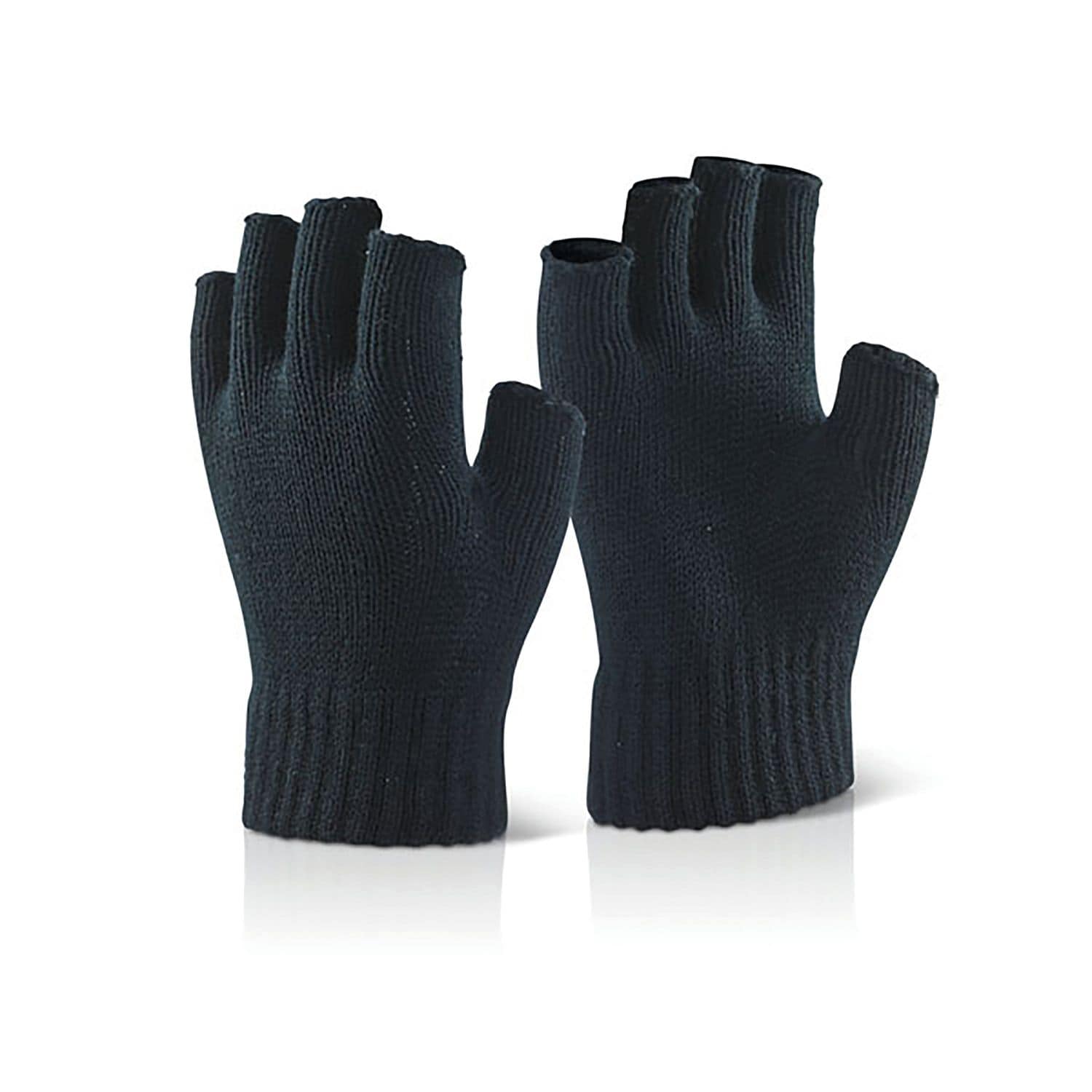 Beeswift Fingerless Mitts Black - FLM