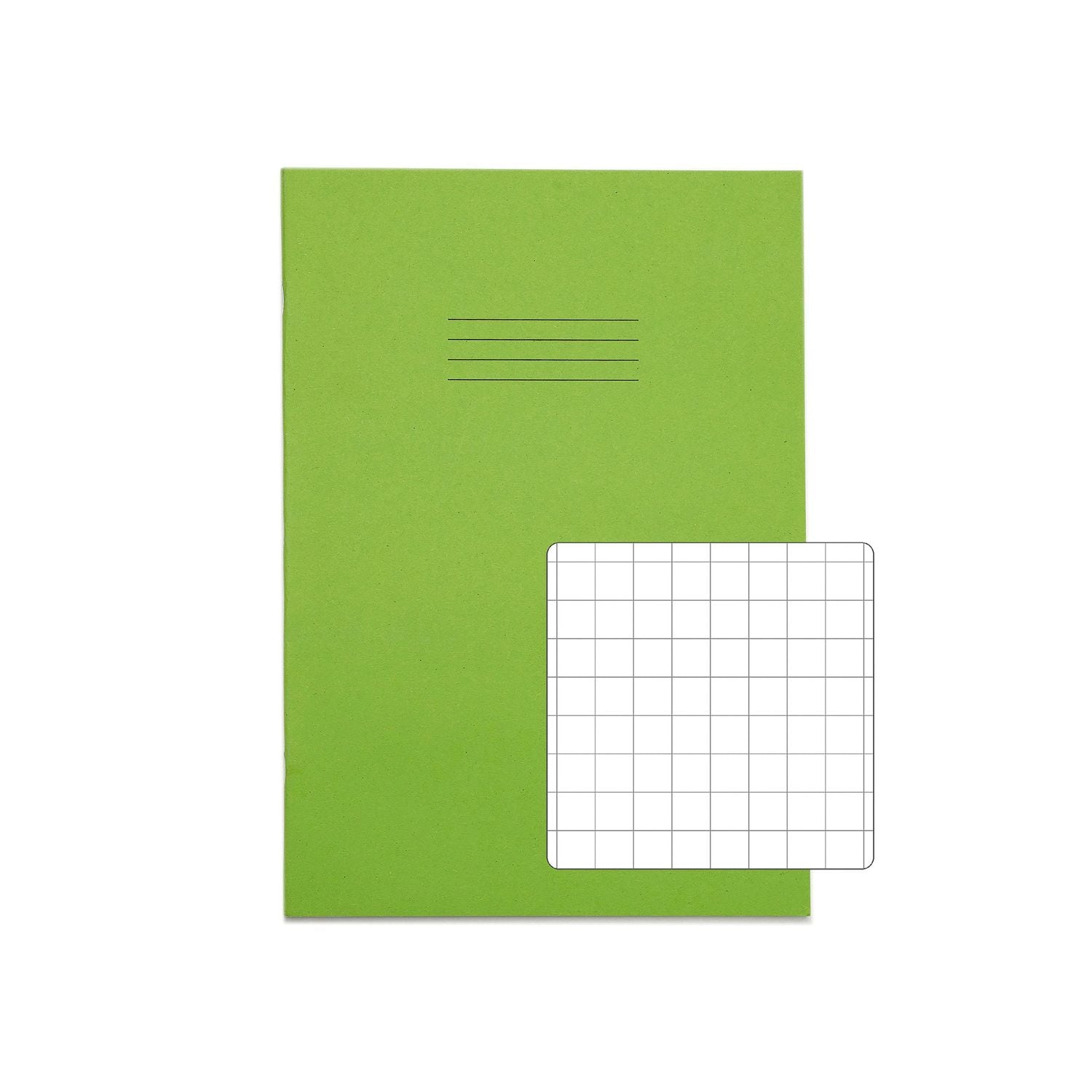 Rhino Exercise Book 64 Page S10 A4 Light Green (Pack of 50) - VEX677-3605-6