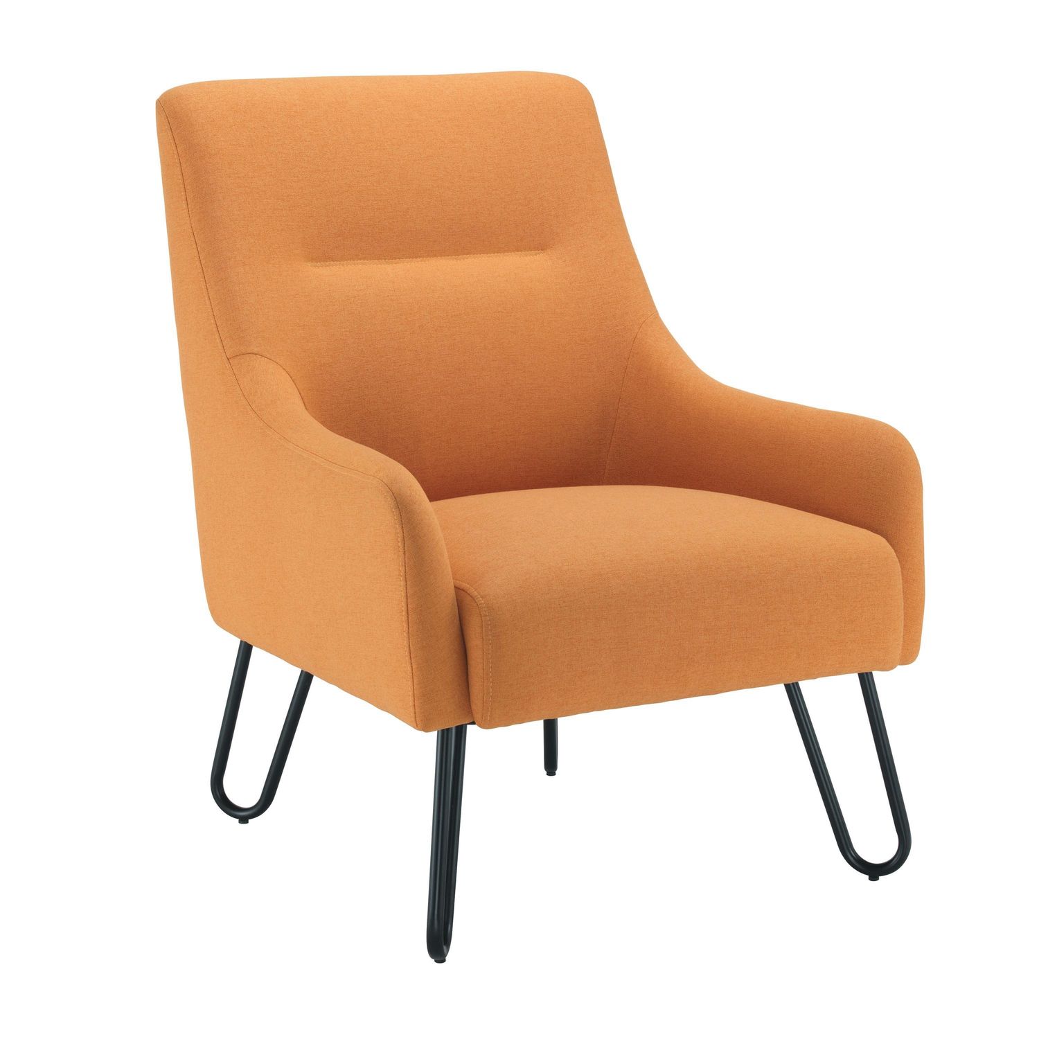 ASTIN Jemini Daveen Reception Wire Frame Armchair 650x800x860mm Mustard - KF7002