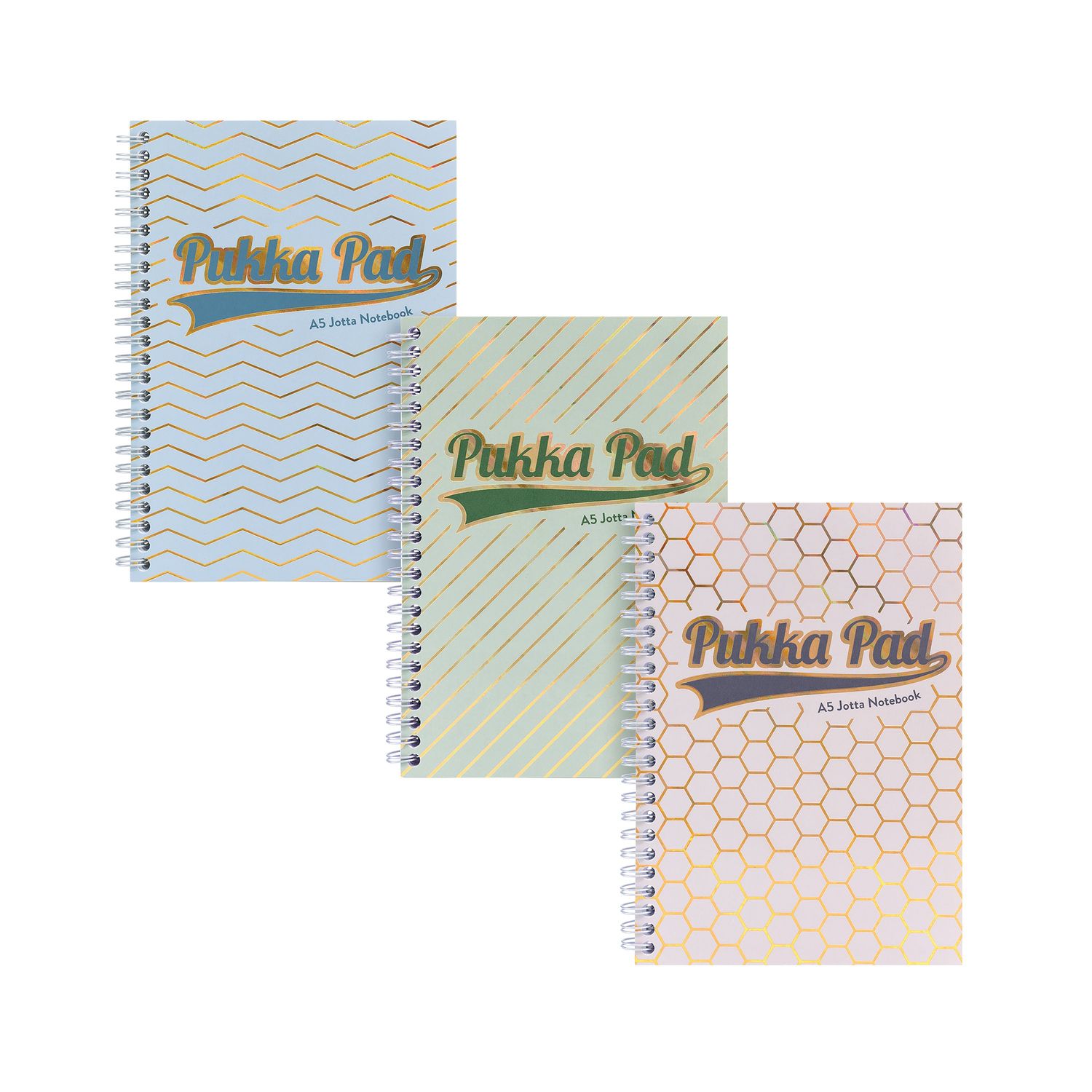 Pukka Pad Haze Jotta A5 Assorted (Pack of 3) - 9868AST-HZE