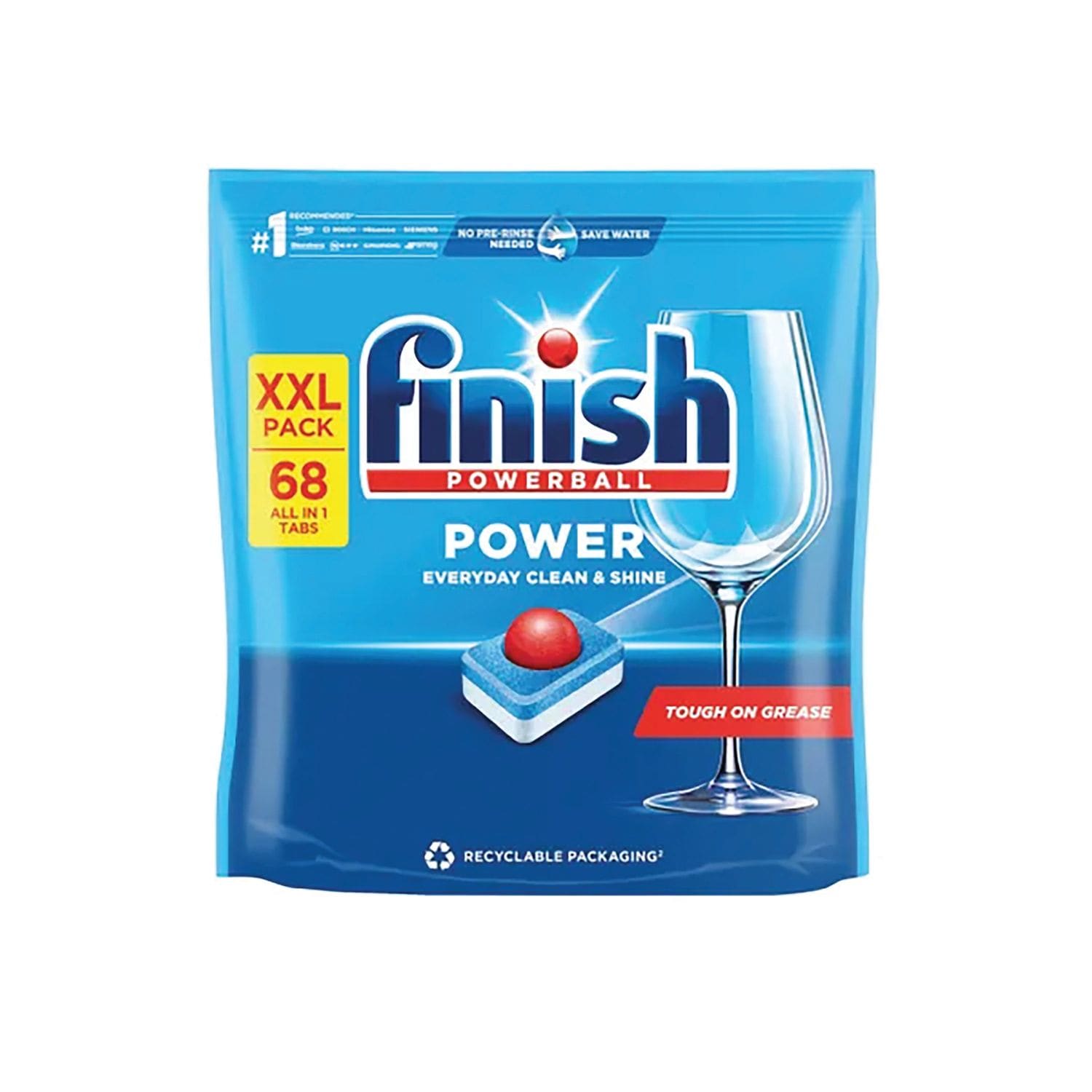 Finish Power All In One Dishwasher Tablets (Pack of 68) - 3281829-S