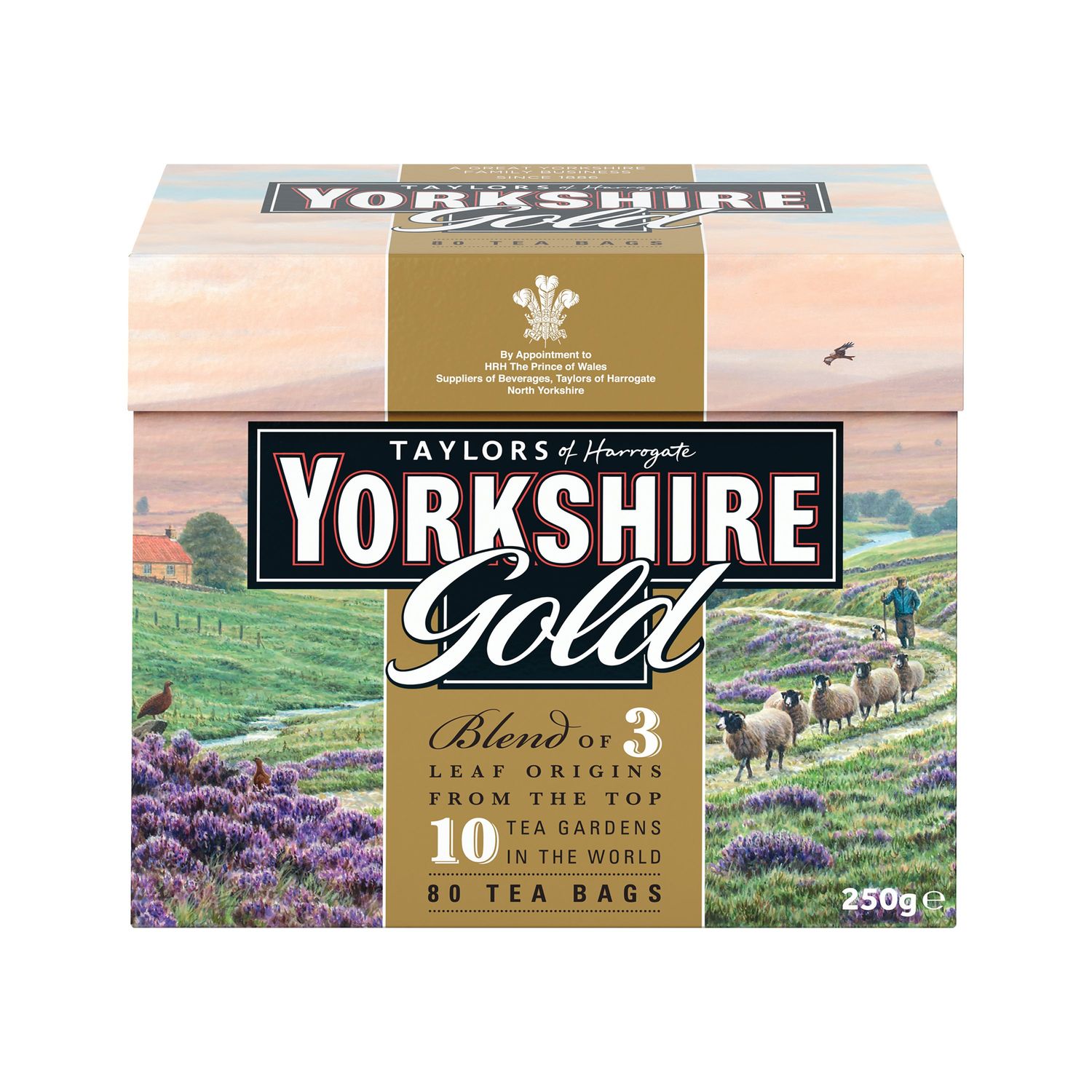 Yorkshire Tea Gold Tea Bags (Pack of 80) - 1053