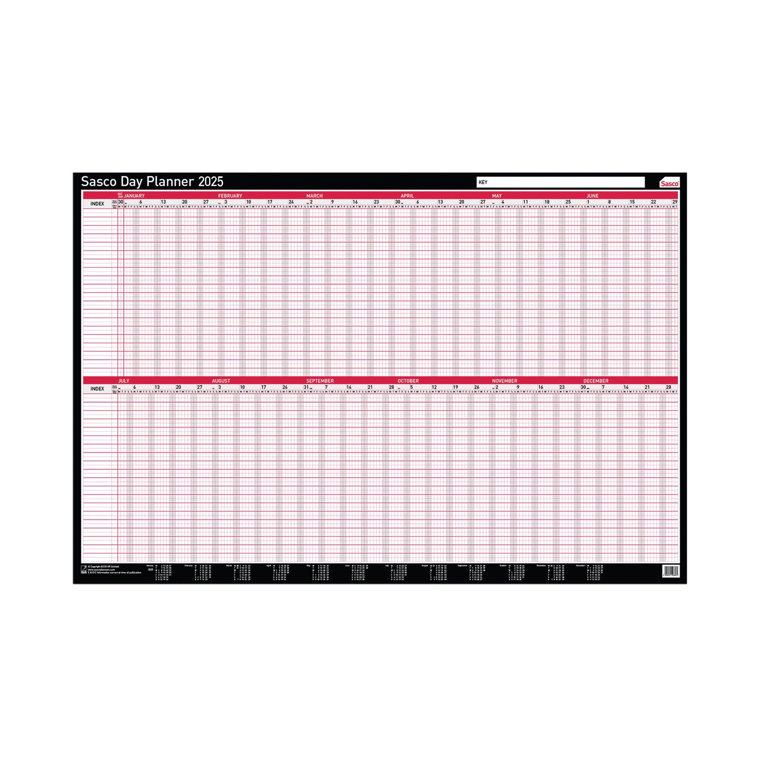Sasco Day Planner Mounted 2025 - SY1076125