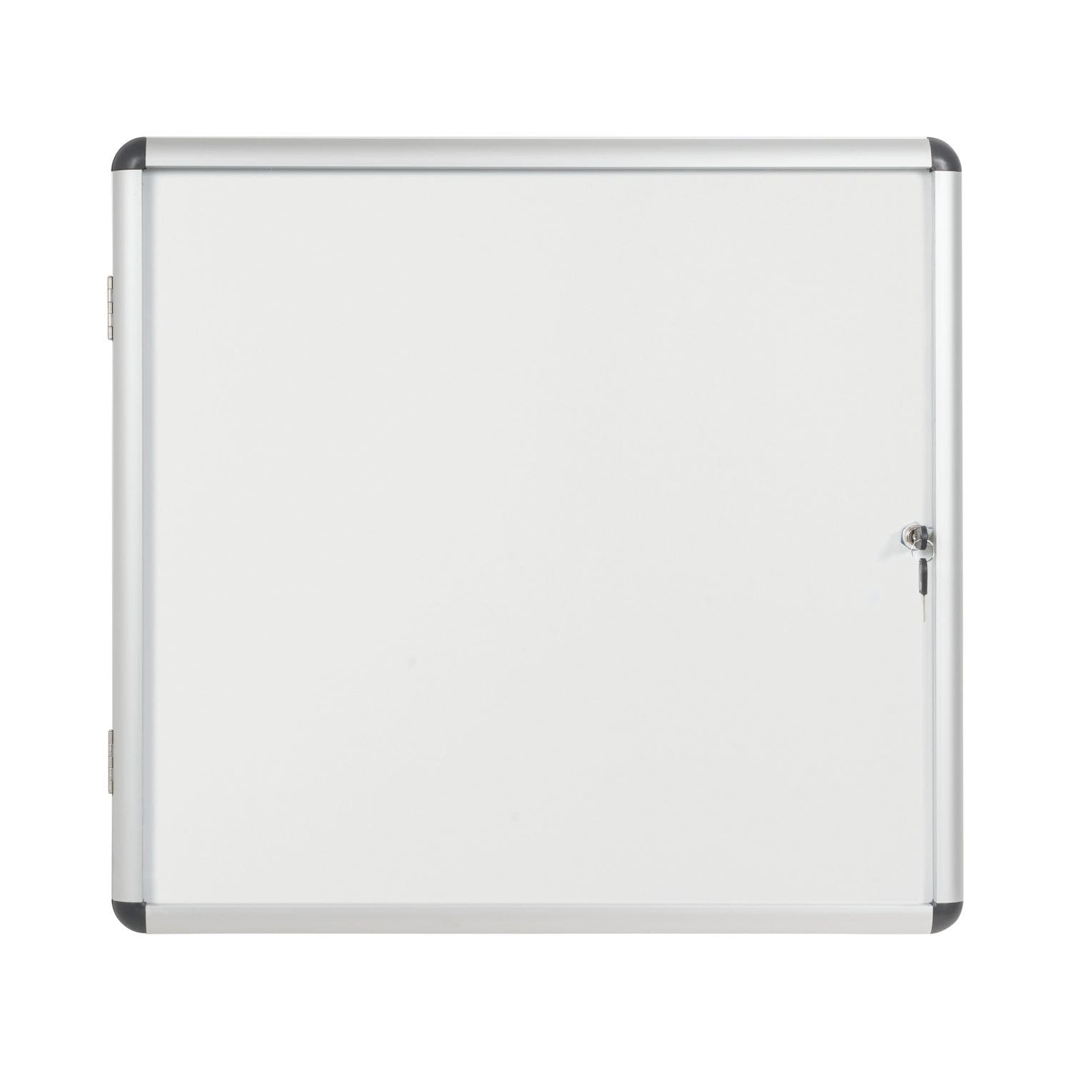 Bi-Office Enclore Magnetic Display Case Lacquered Steel Surface Lockable Acrylic
