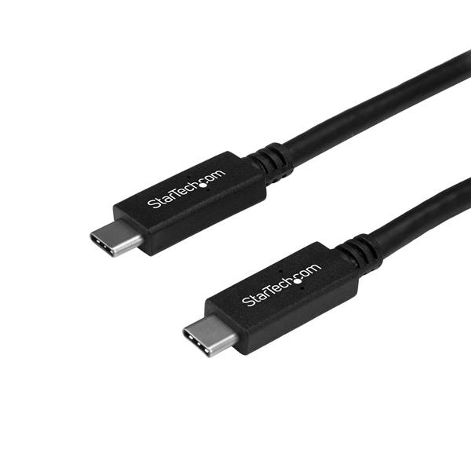 StarTech 6ft USB-C to USB-C Cable - 5A 100W PD 3.0