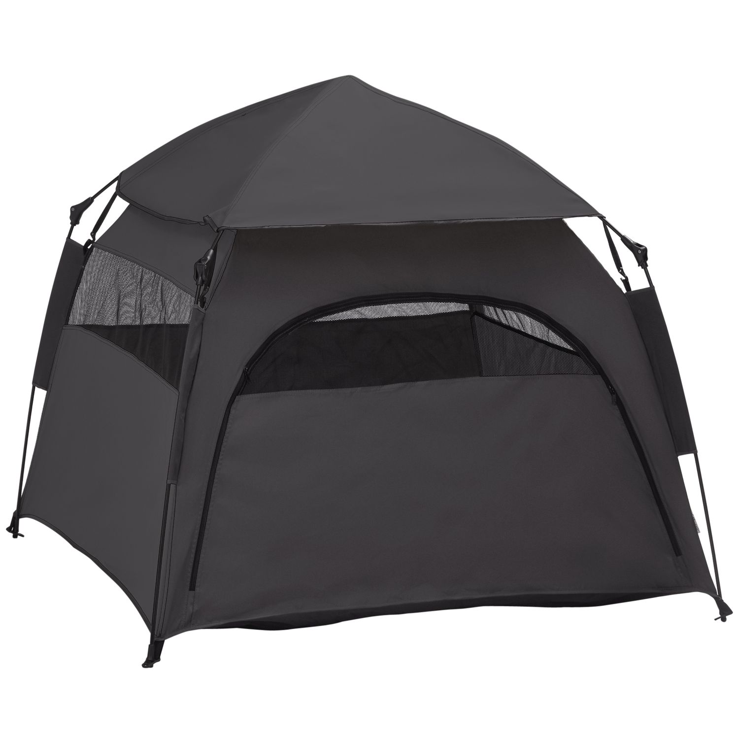 PawHut Foldable Dog Cat Tent with Water-Resistant Oxford Cloth Carry Bag - D00-1