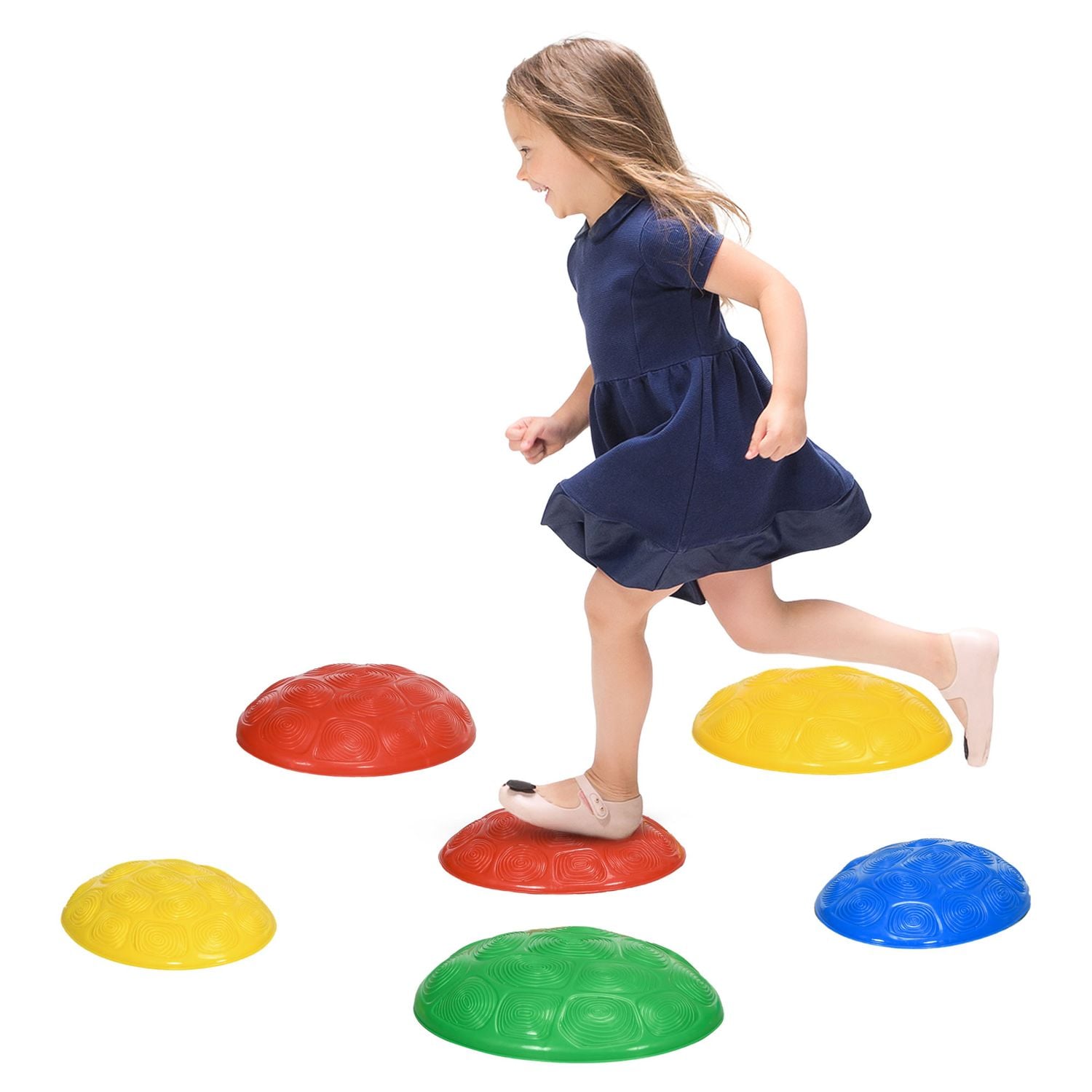 ZONEKIZ Balance River Stones with Non-Slip Mats for Ages 3-8 Years - 347-013V00M
