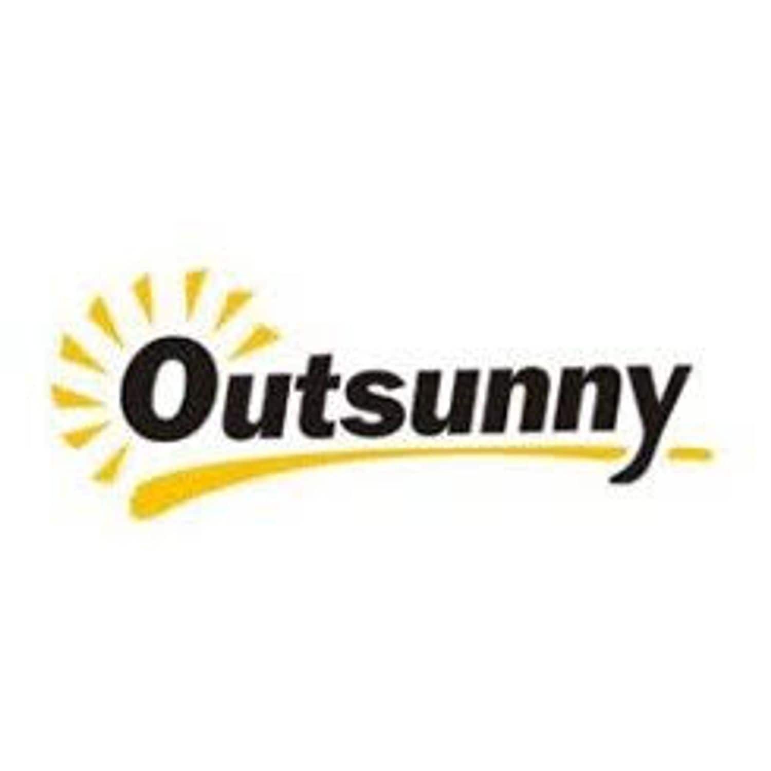 Outsunny Pergola Shade Cover Replacement Canopy for 4 x 3 (m) Pergola Cream - 84