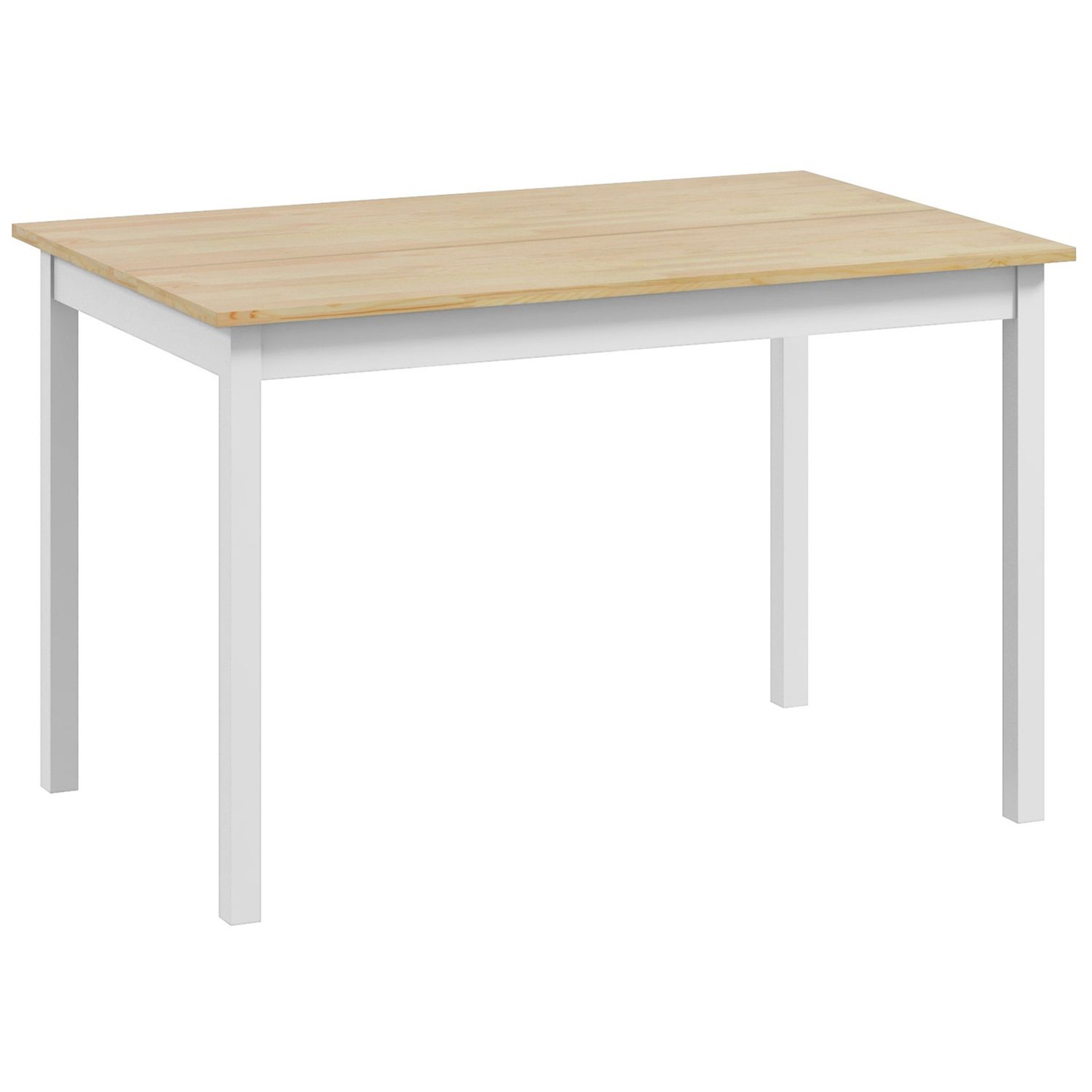 HOMCOM Dining Table Farmhouse Kitchen Table with Wood Frame for Dining Room - 83