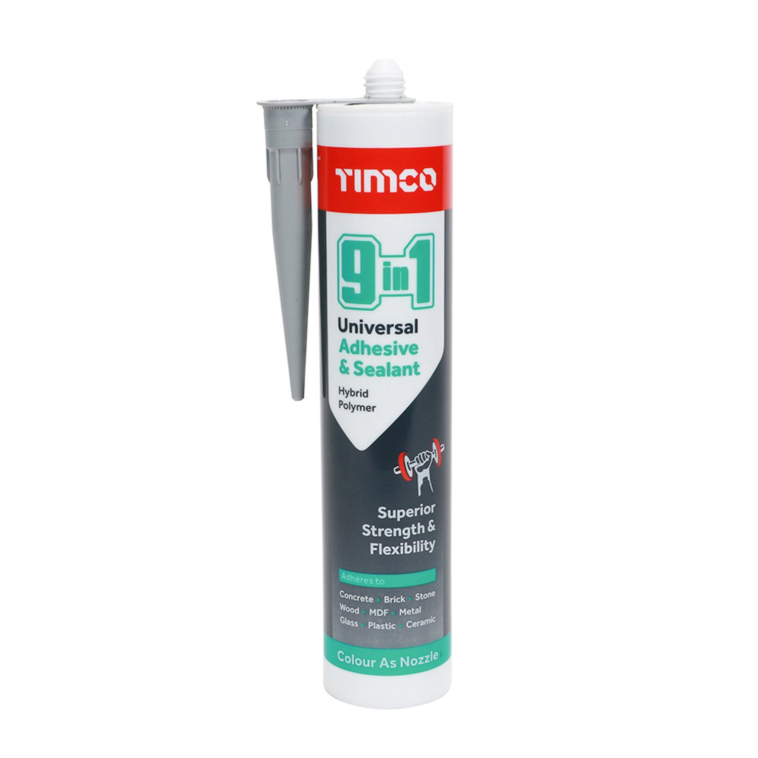 TIMCO 9 In 1 Universal Adhesive & Sealant Grey - 247357- you get 3