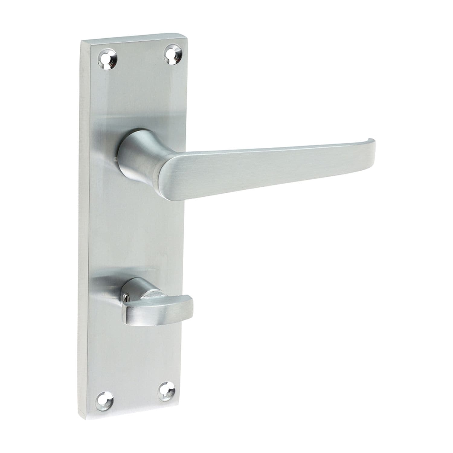 TIMCO Victorian Straight Bathroom Handles Satin Chrome - 200639- you get 2