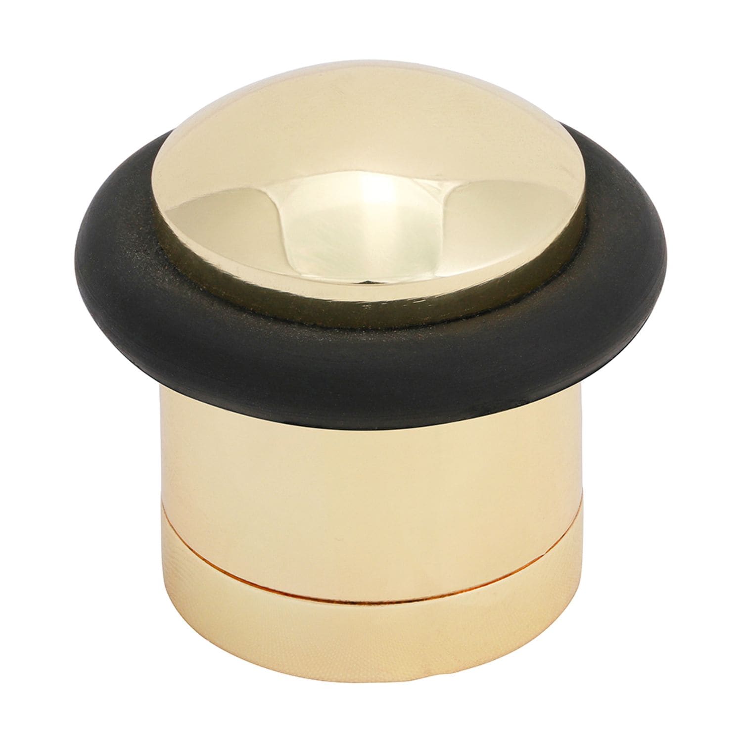 TIMCO Cylinder Door Stop Polished Brass - 200668P- you get 4