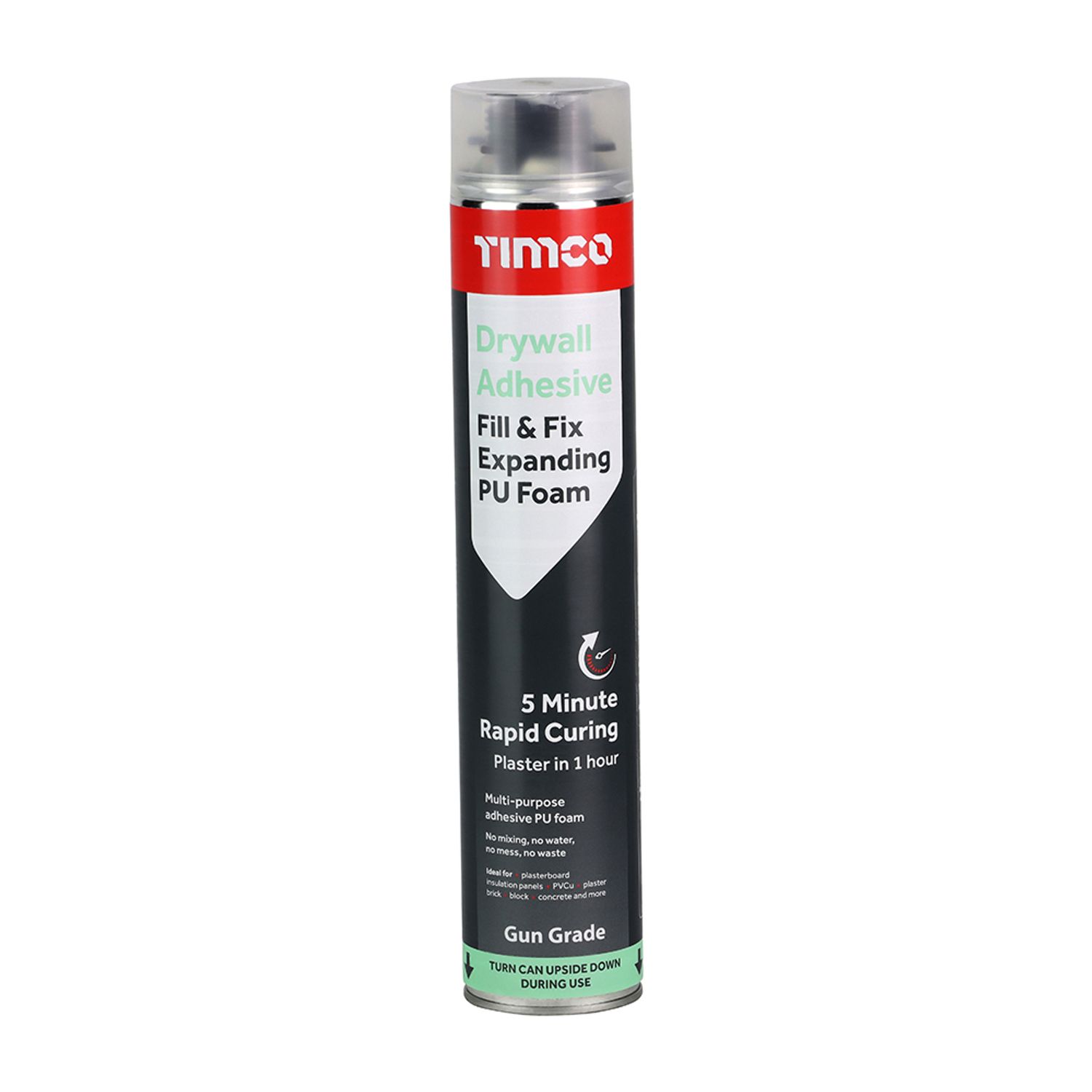 TIMCO Drywall Adhesive Fill & Fix Expanding PU Foam - 247864- you get 3