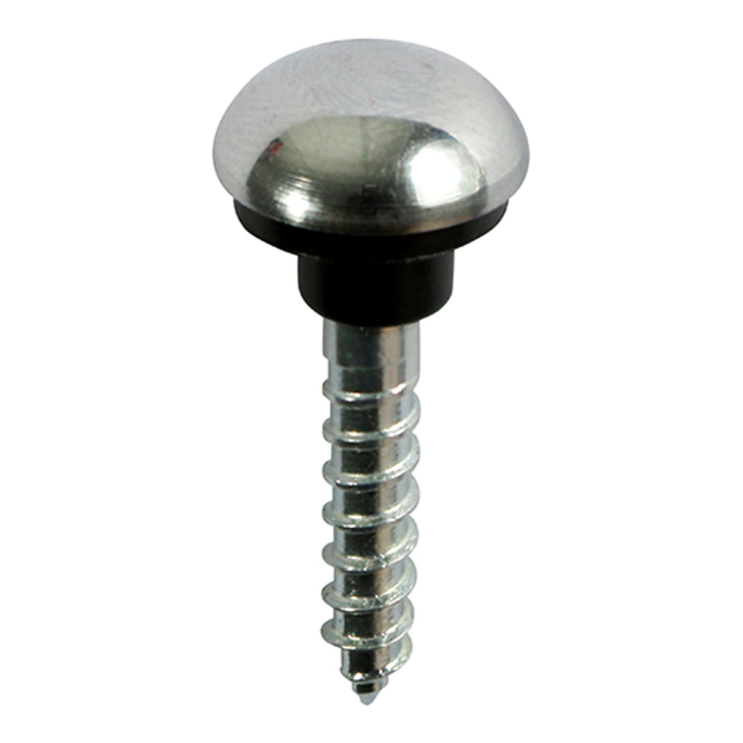 TIMCO Mirror Hanging Screws Zinc Chrome Dome - 00081CMIR200 - Pack of- you get 2