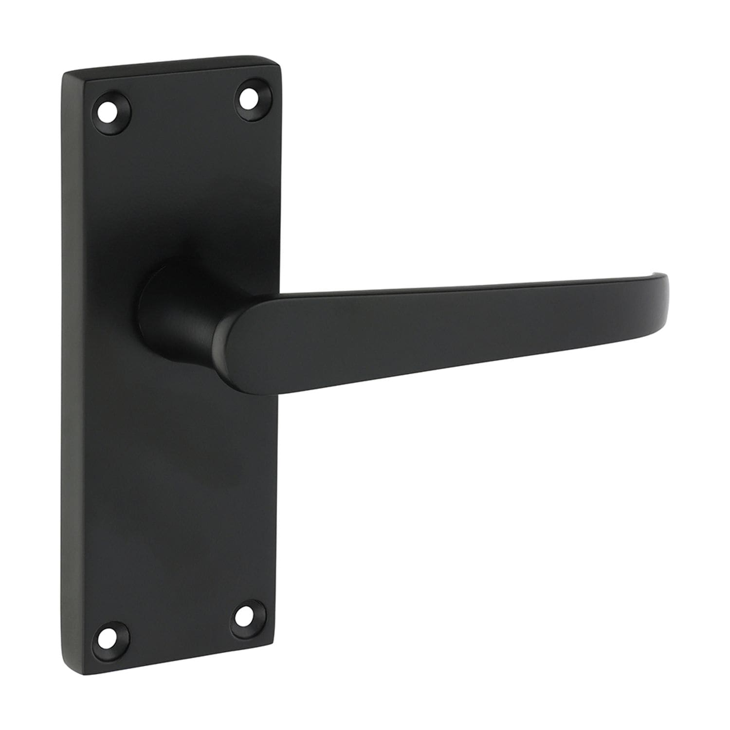 TIMCO Victorian Straight Latch Handles Matt Black - 200682- you get 2