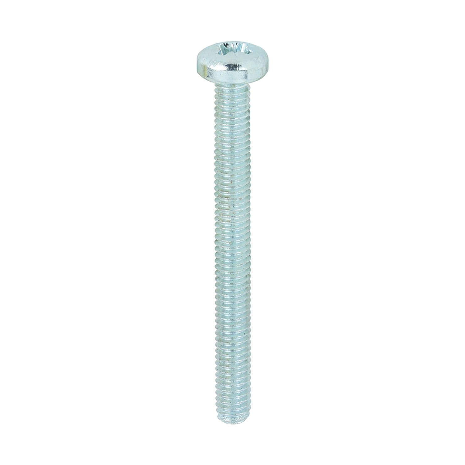 TIMCO Metric Threaded Machine Screws Pz Pan Head Zinc - 4040PPM - Pac- you get 6