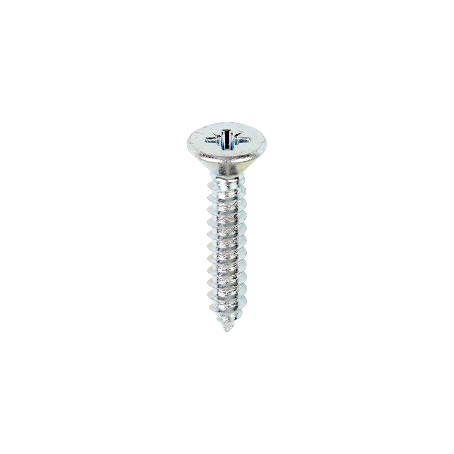 TIMCO Selftapping Screws Pz Countersunk Zinc - 00101CCAZS - Pack of 2- you get 5