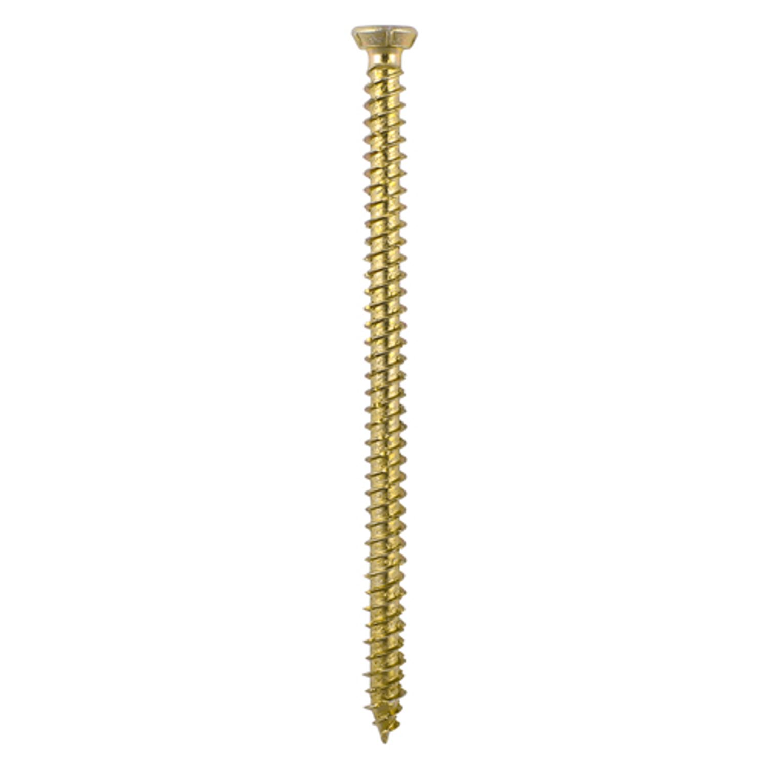 TIMCO Concrete Screws TX Flat Countersunk Yellow - 00100TCONB - Pack - you get 3