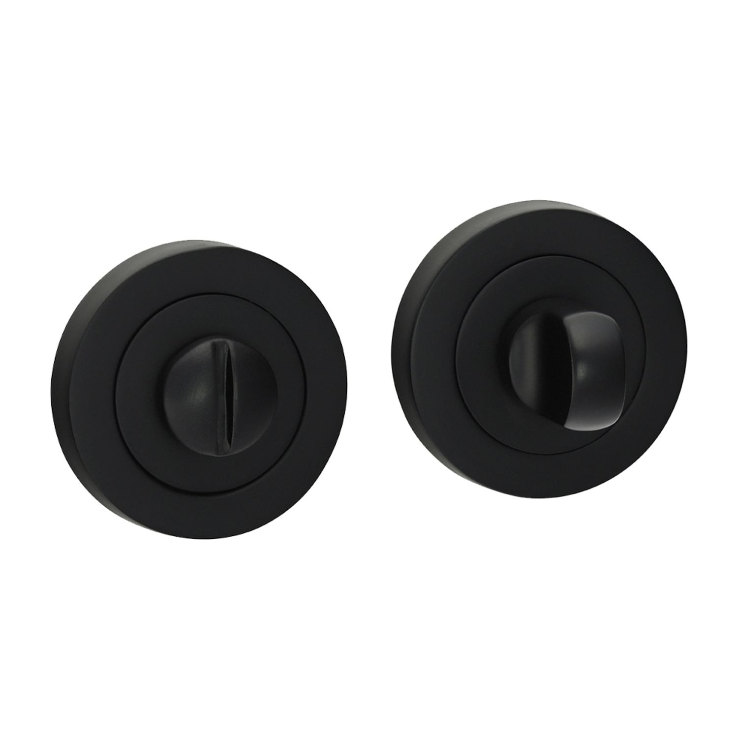 TIMCO Bathroom Thumb Turn and Release Matt Black - 200850- you get 3