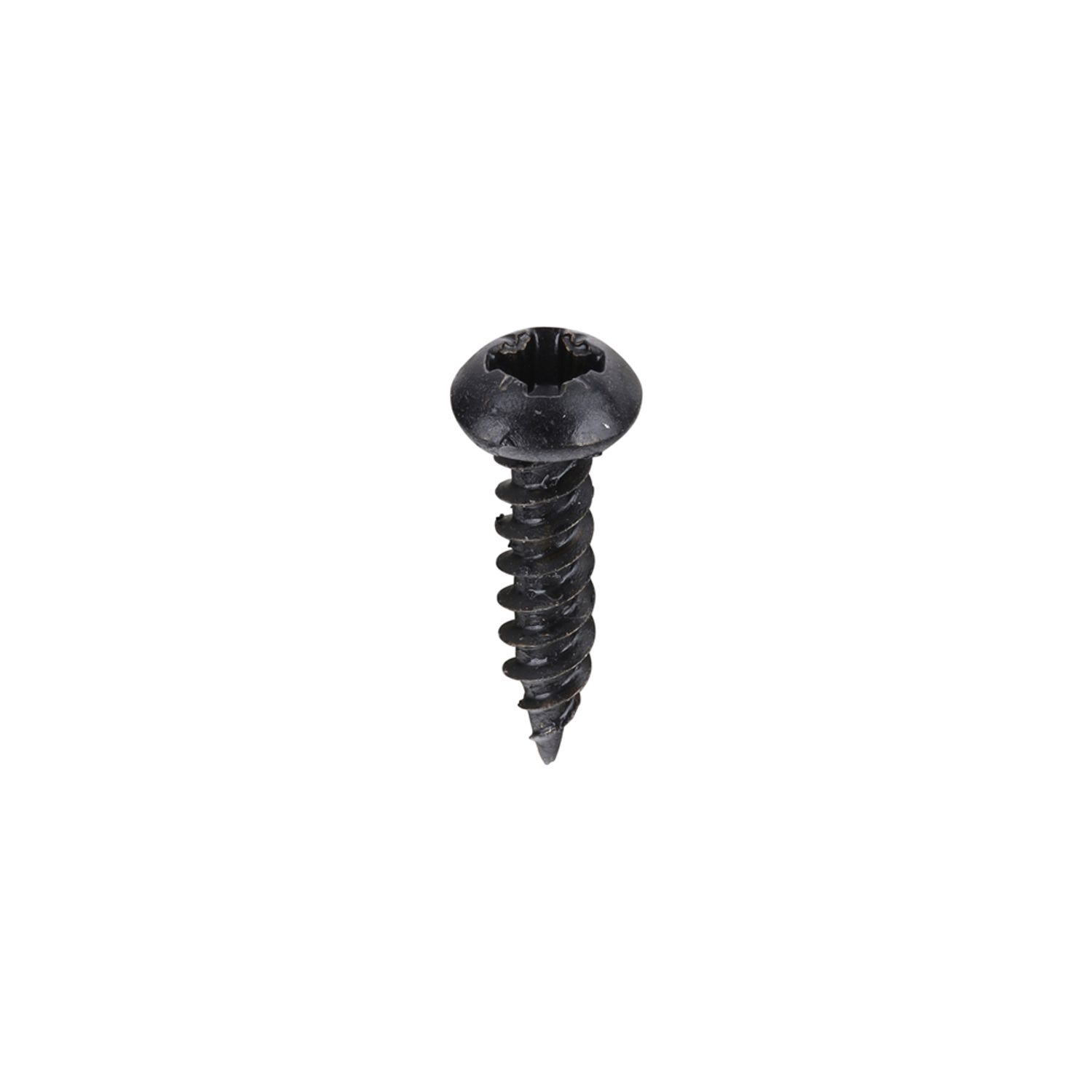 TIMCO Blackjax Woodscrews Pz Round Black Organic - 00658BJC - Pack of- you get 6