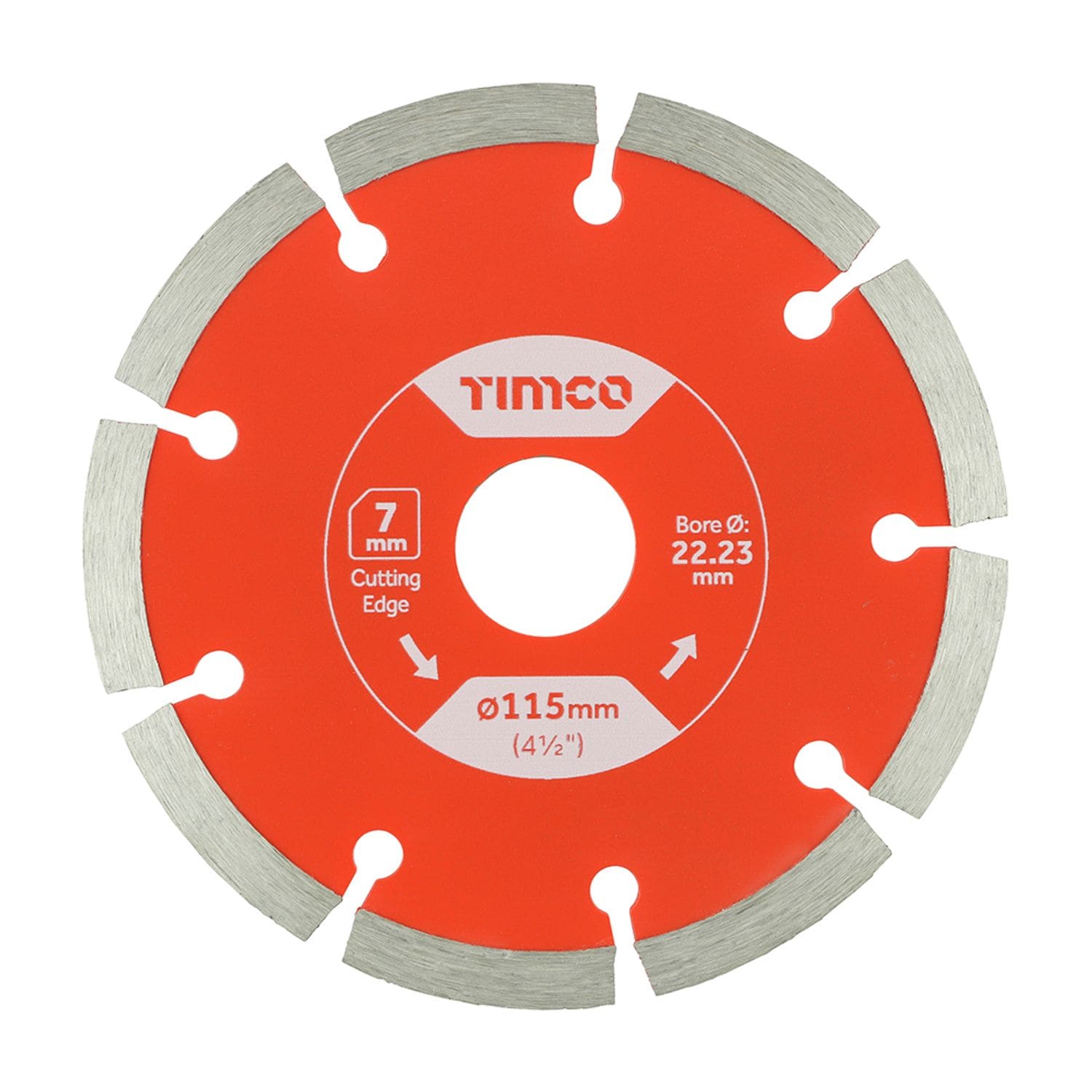 TIMCO General Purpose Diamond Blade Segmented - GPE115222SET- you get 3