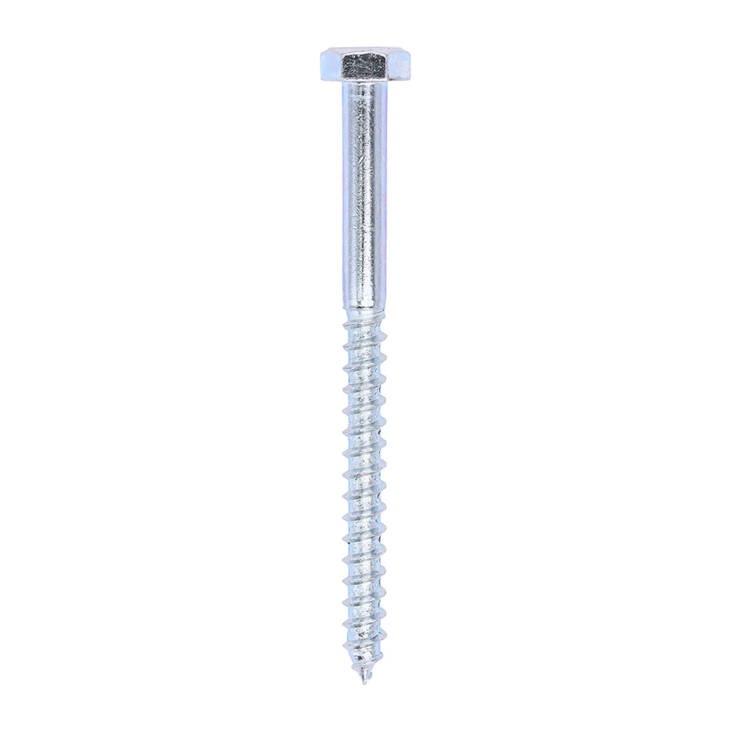 TIMCO Coach Screws Hex Zinc - 10130CSC - Pack of 50- you get 3